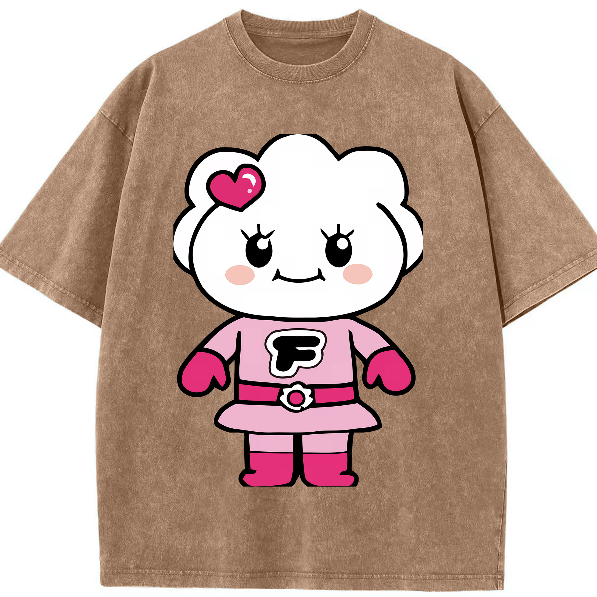 （画像用） アンパンマン Anpanman 綿100% ヴィンテージ風 半袖Tシャツ（フロントプリント）