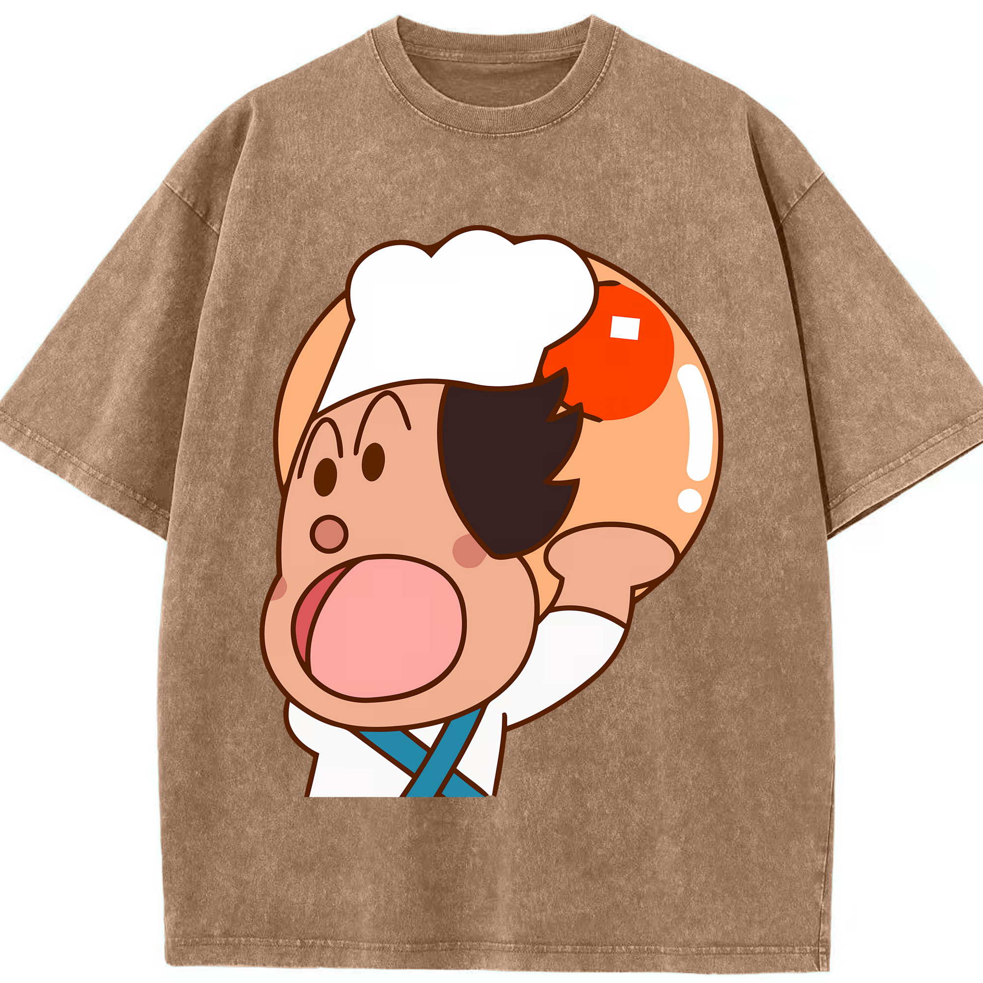 （画像用） アンパンマン Anpanman 綿100% ヴィンテージ風 半袖Tシャツ（フロントプリント）