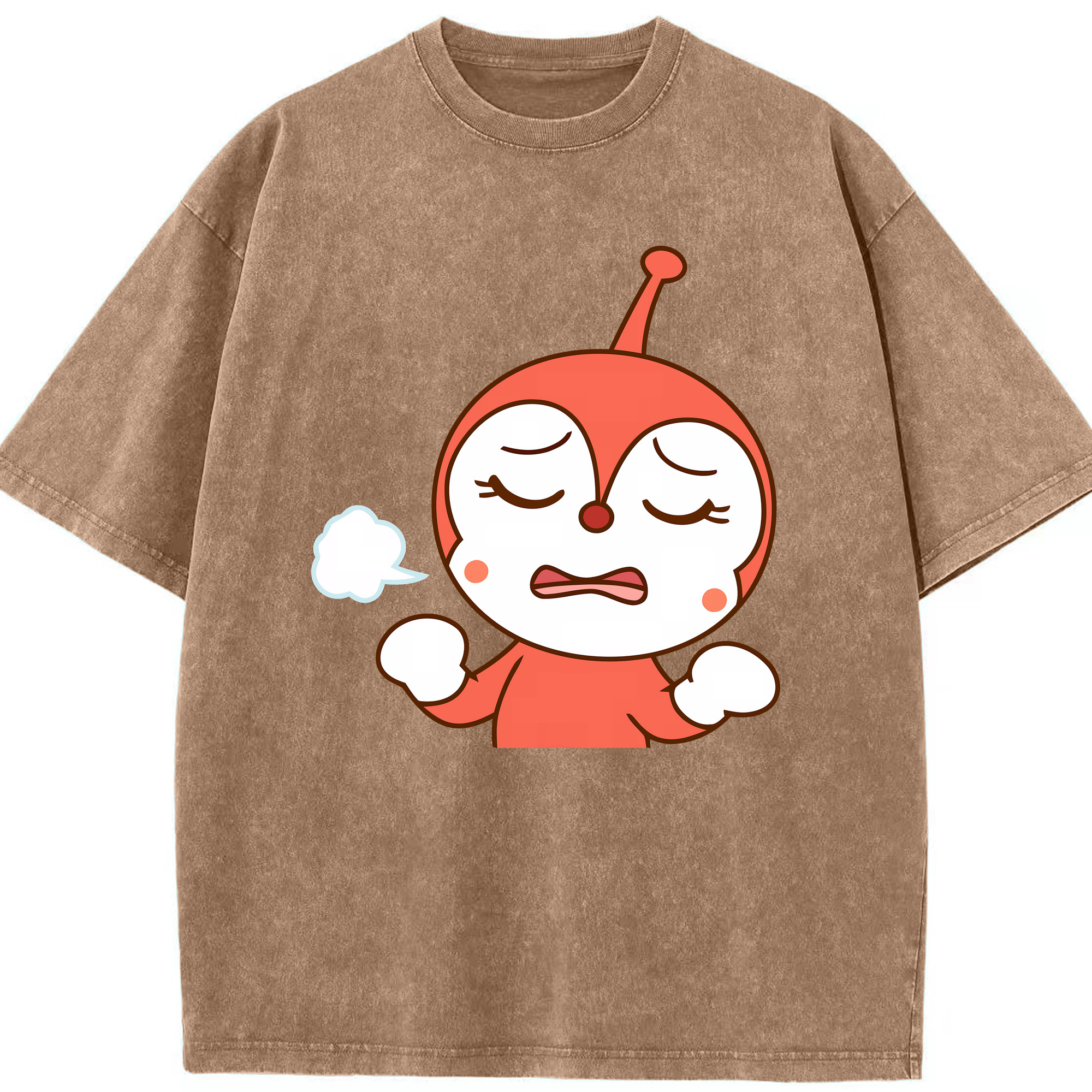 （画像用） アンパンマン Anpanman 綿100% ヴィンテージ風 半袖Tシャツ（フロントプリント）