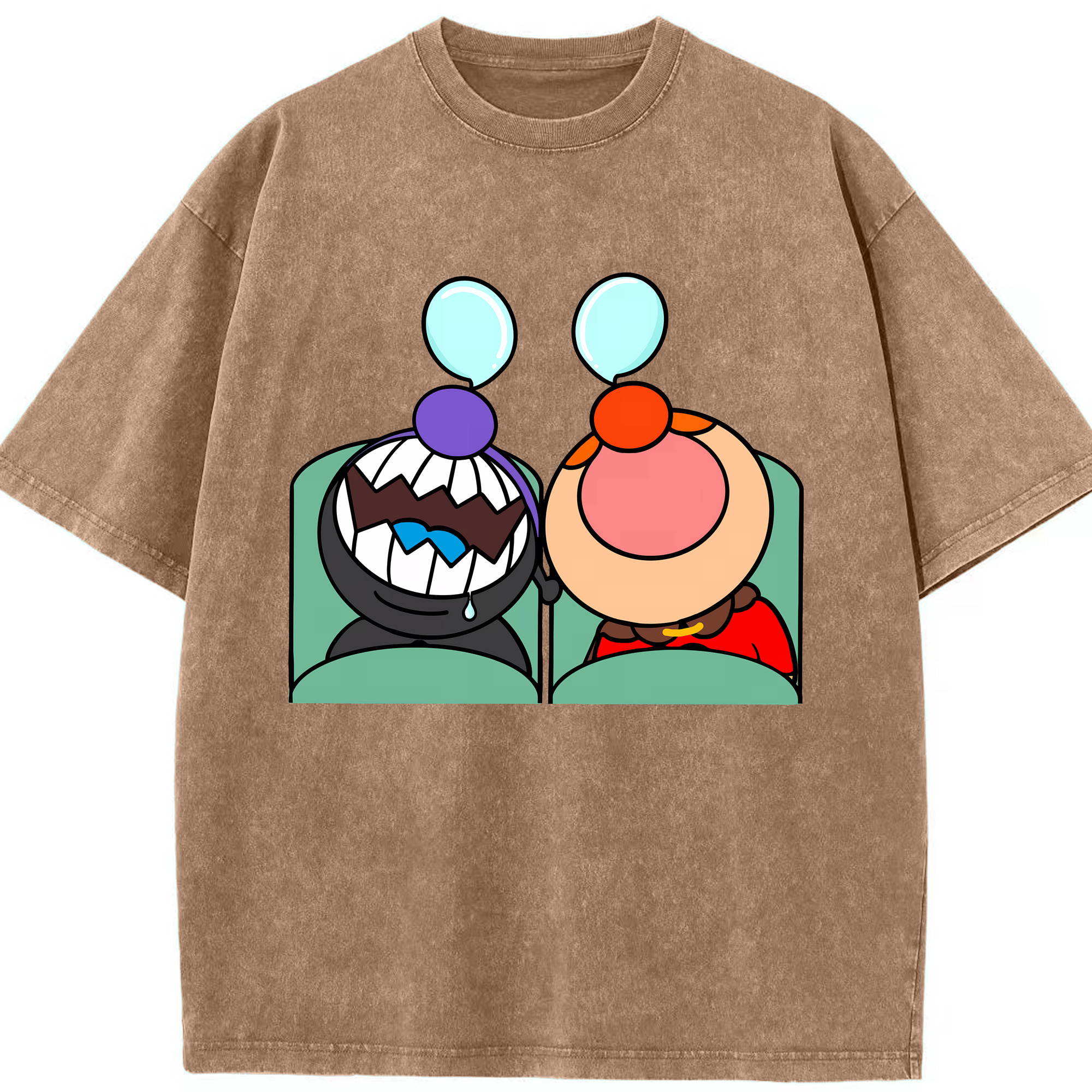 （画像用） アンパンマン Anpanman 綿100% ヴィンテージ風 半袖Tシャツ（フロントプリント）