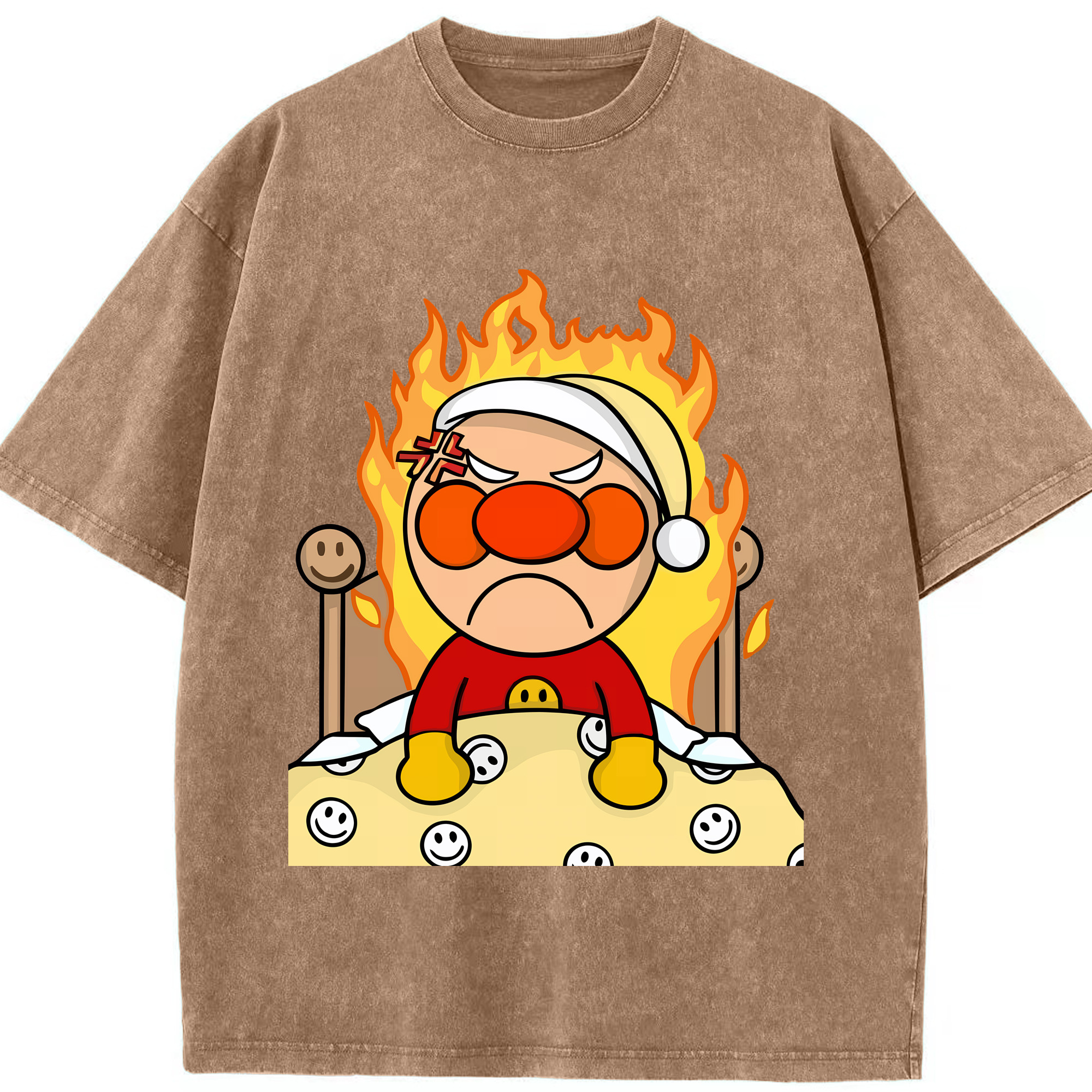 （画像用） アンパンマン Anpanman 綿100% ヴィンテージ風 半袖Tシャツ（フロントプリント）