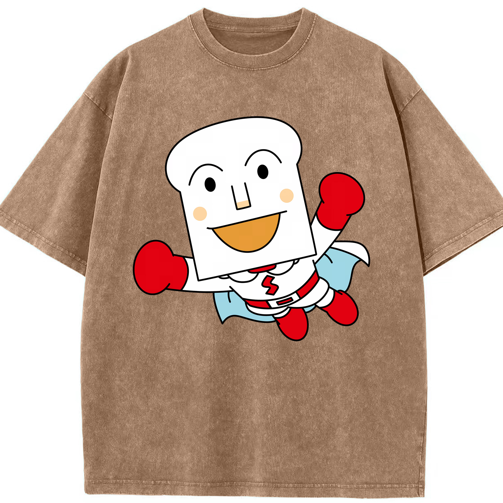 （画像用） アンパンマン Anpanman 綿100% ヴィンテージ風 半袖Tシャツ（フロントプリント）