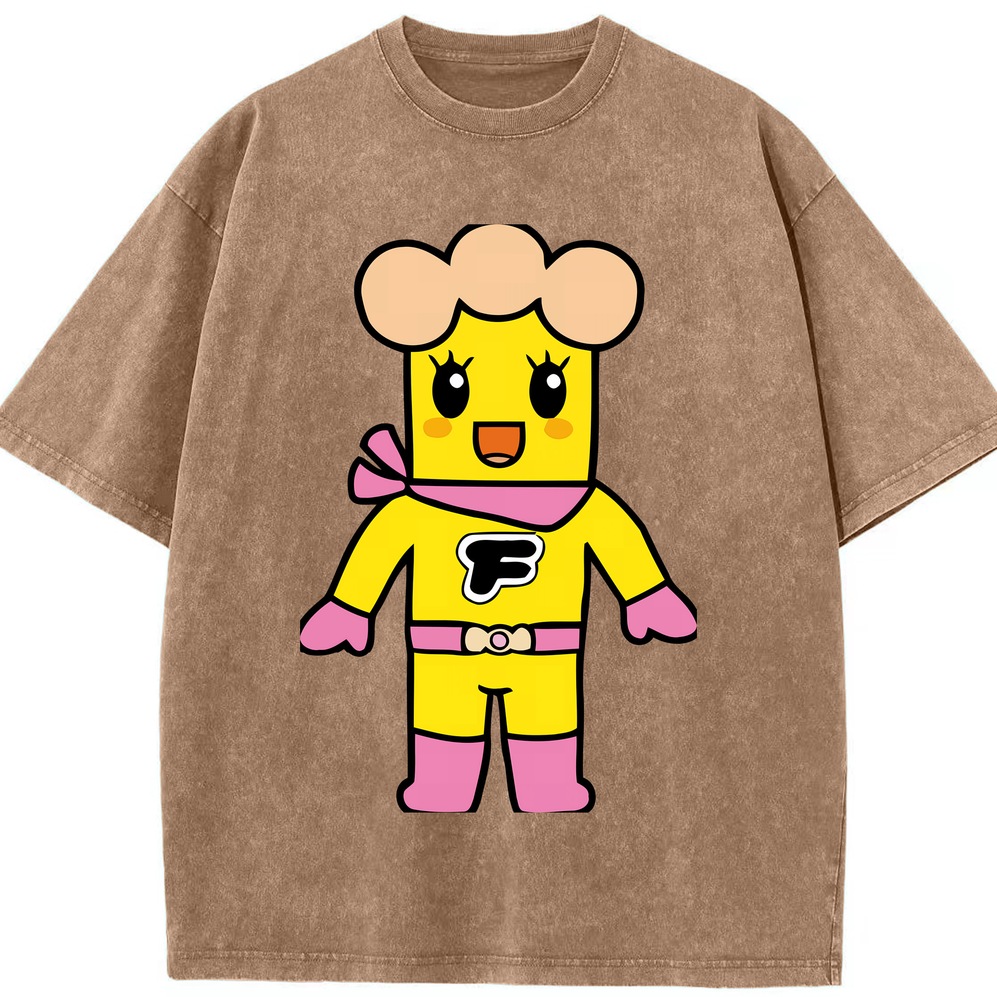 （画像用） アンパンマン Anpanman 綿100% ヴィンテージ風 半袖Tシャツ（フロントプリント）