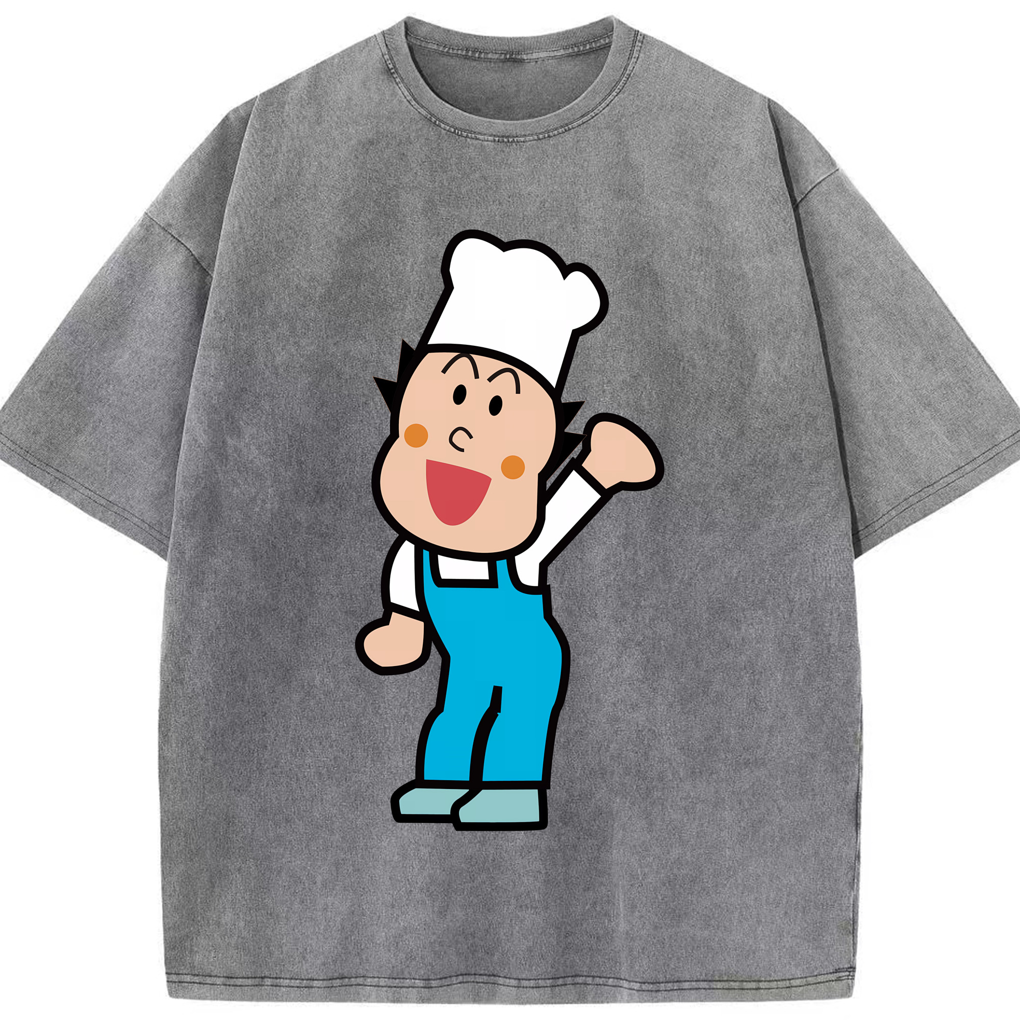 （画像用） アンパンマン Anpanman 綿100% ヴィンテージ風 半袖Tシャツ（フロントプリント）