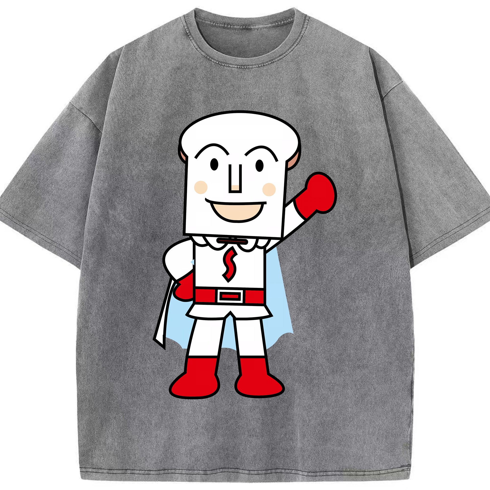 （画像用） アンパンマン Anpanman 綿100% ヴィンテージ風 半袖Tシャツ（フロントプリント）