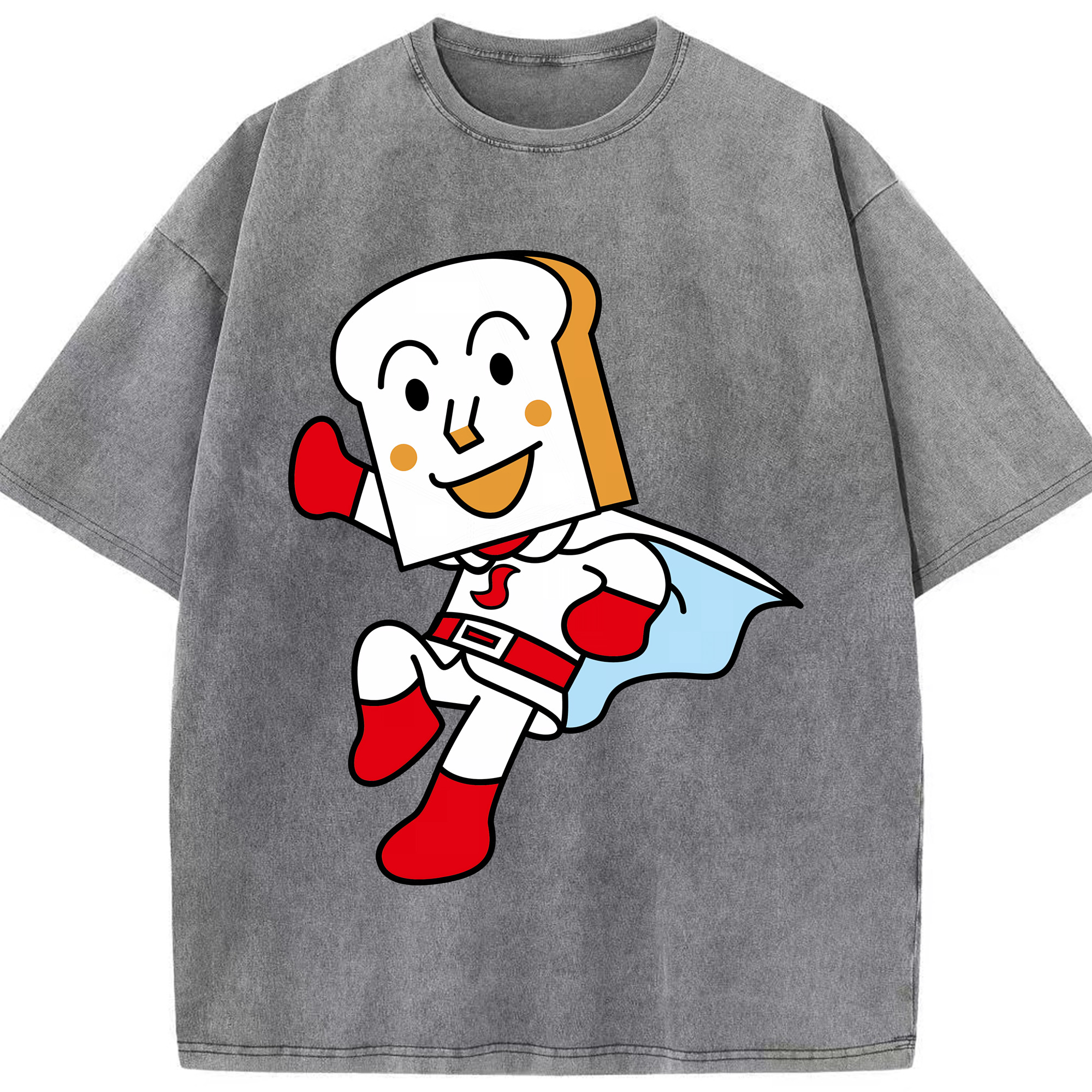 （画像用） アンパンマン Anpanman 綿100% ヴィンテージ風 半袖Tシャツ（フロントプリント）