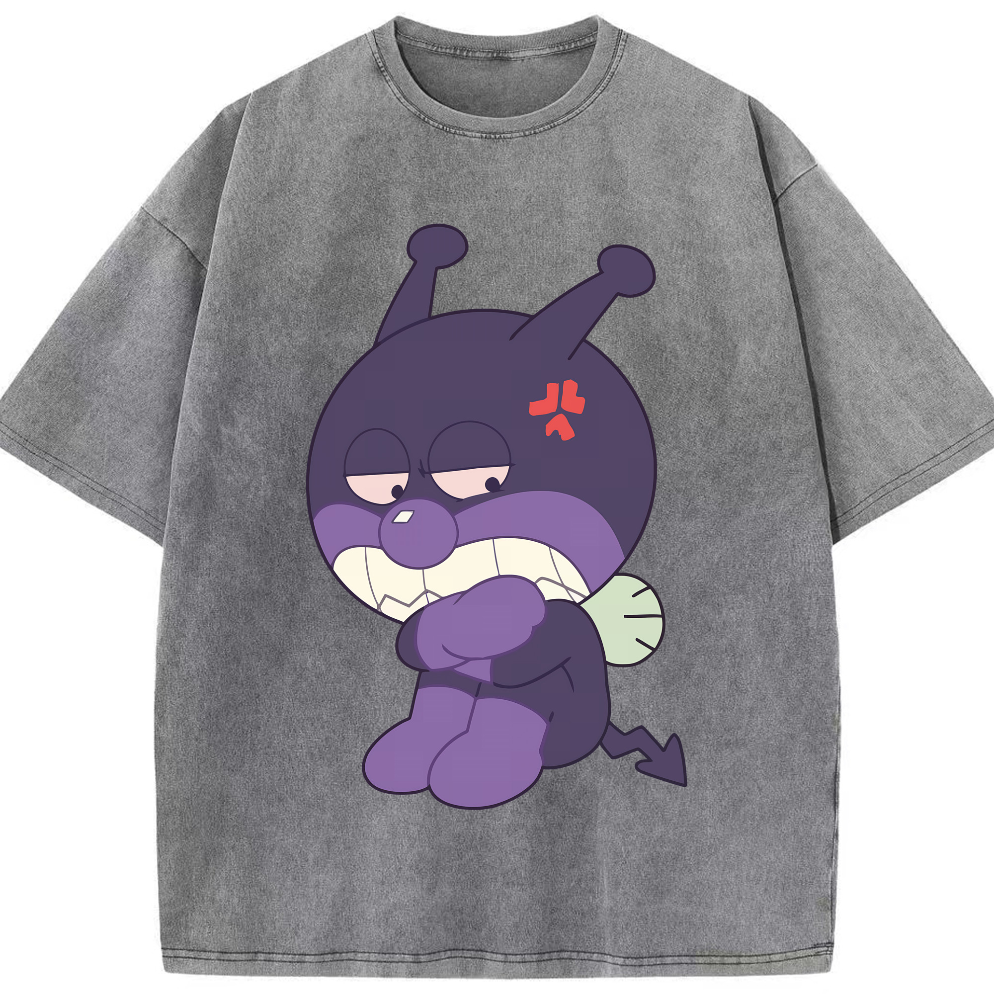（画像用） アンパンマン Anpanman 綿100% ヴィンテージ風 半袖Tシャツ（フロントプリント）