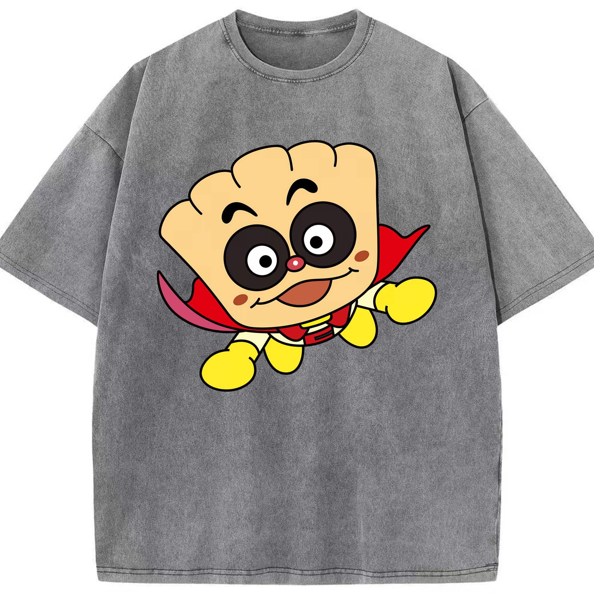 （画像用） アンパンマン Anpanman 綿100% ヴィンテージ風 半袖Tシャツ（フロントプリント）
