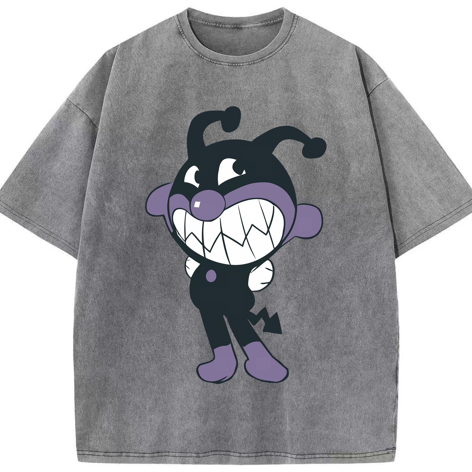 （画像用） アンパンマン Anpanman 綿100% ヴィンテージ風 半袖Tシャツ（フロントプリント）
