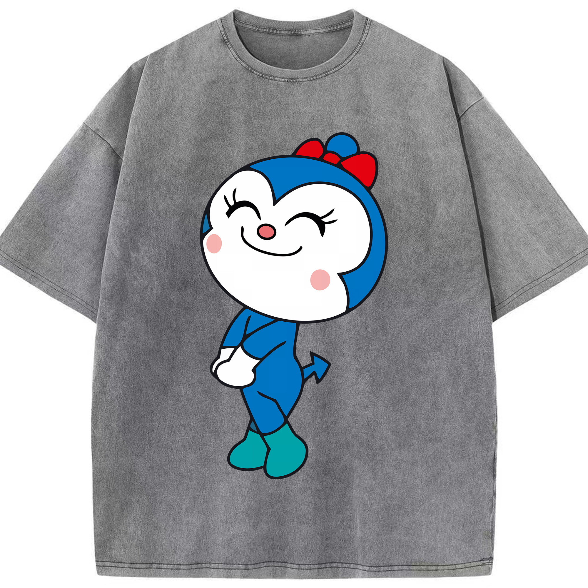 （画像用） アンパンマン Anpanman 綿100% ヴィンテージ風 半袖Tシャツ（フロントプリント）