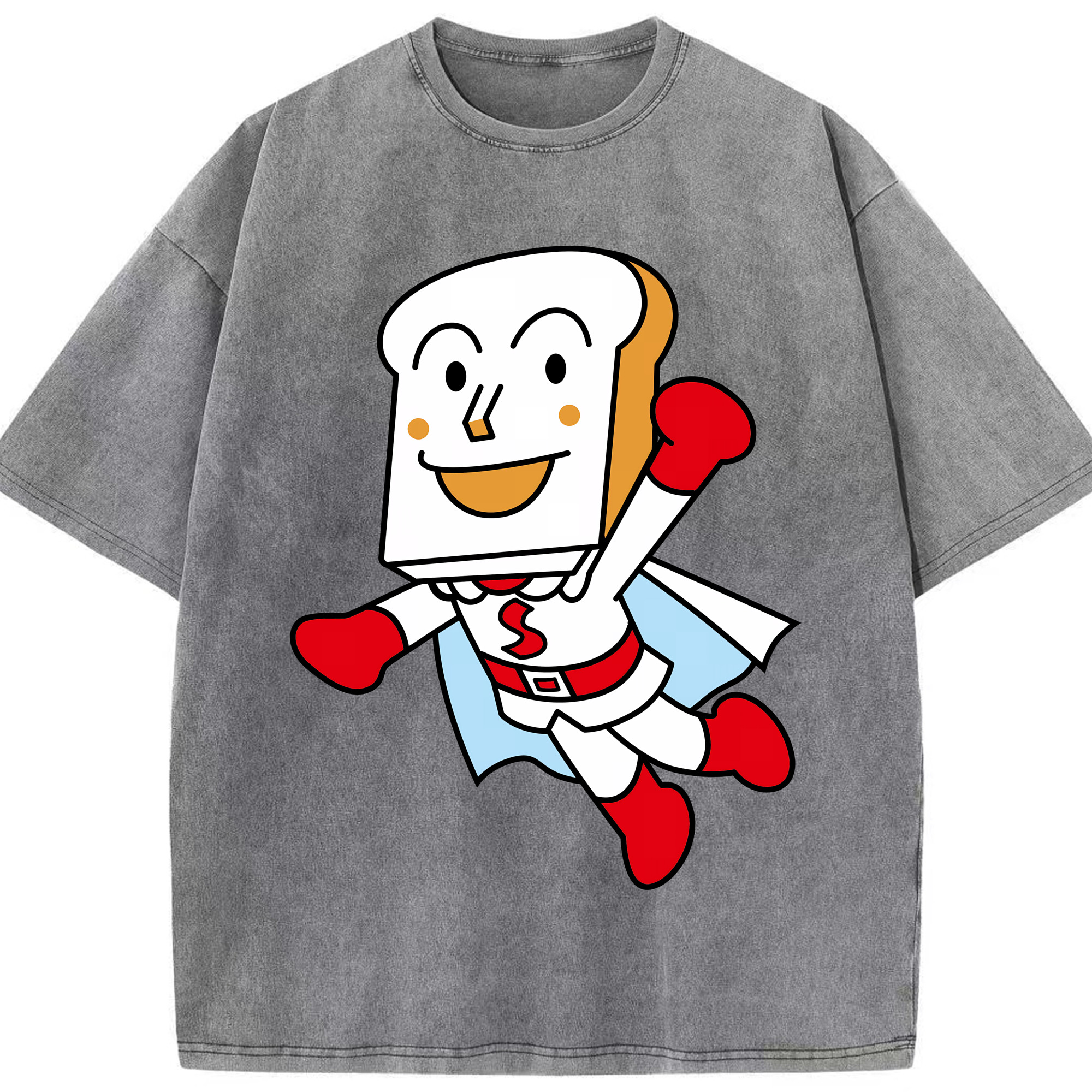 （画像用） アンパンマン Anpanman 綿100% ヴィンテージ風 半袖Tシャツ（フロントプリント）