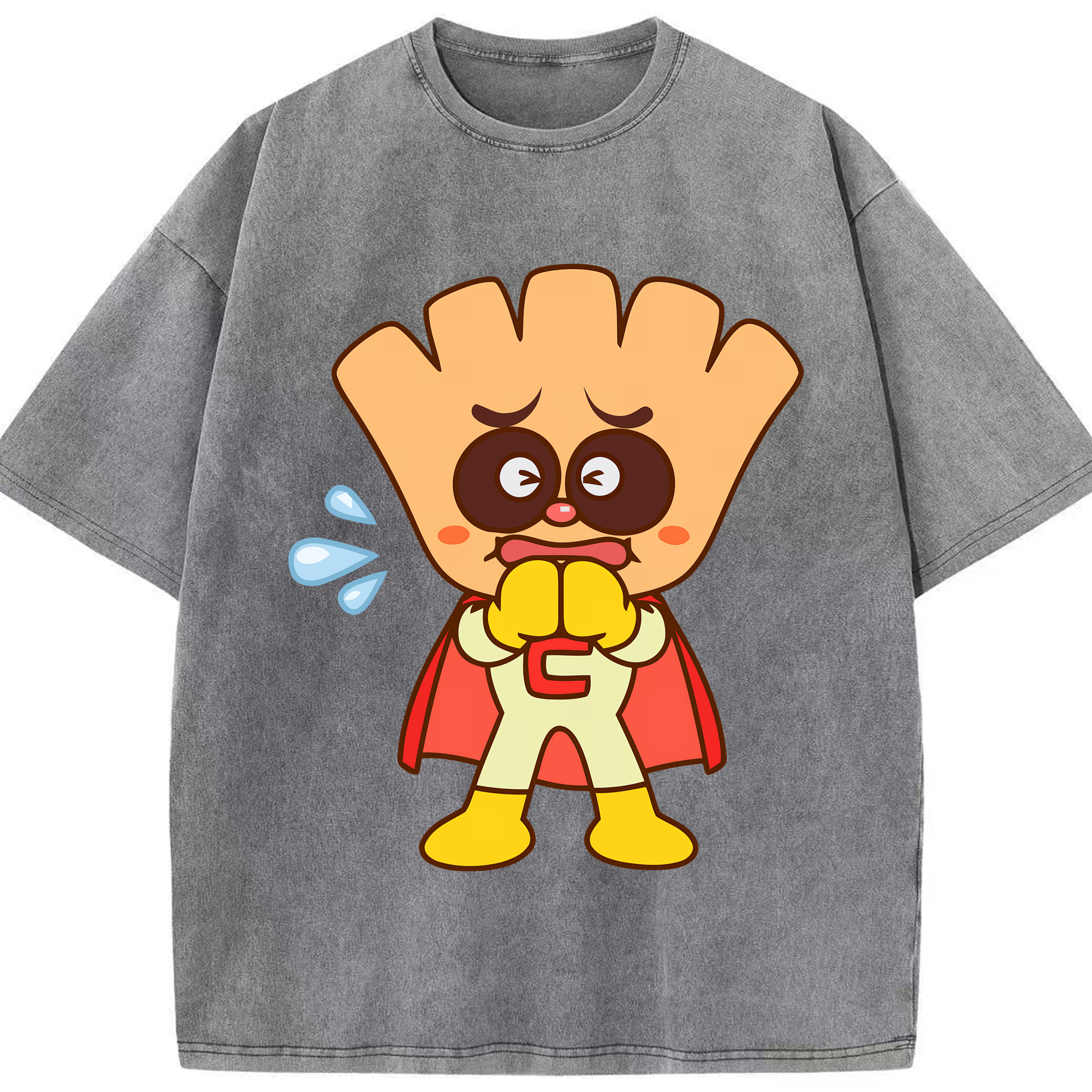（画像用） アンパンマン Anpanman 綿100% ヴィンテージ風 半袖Tシャツ（フロントプリント）