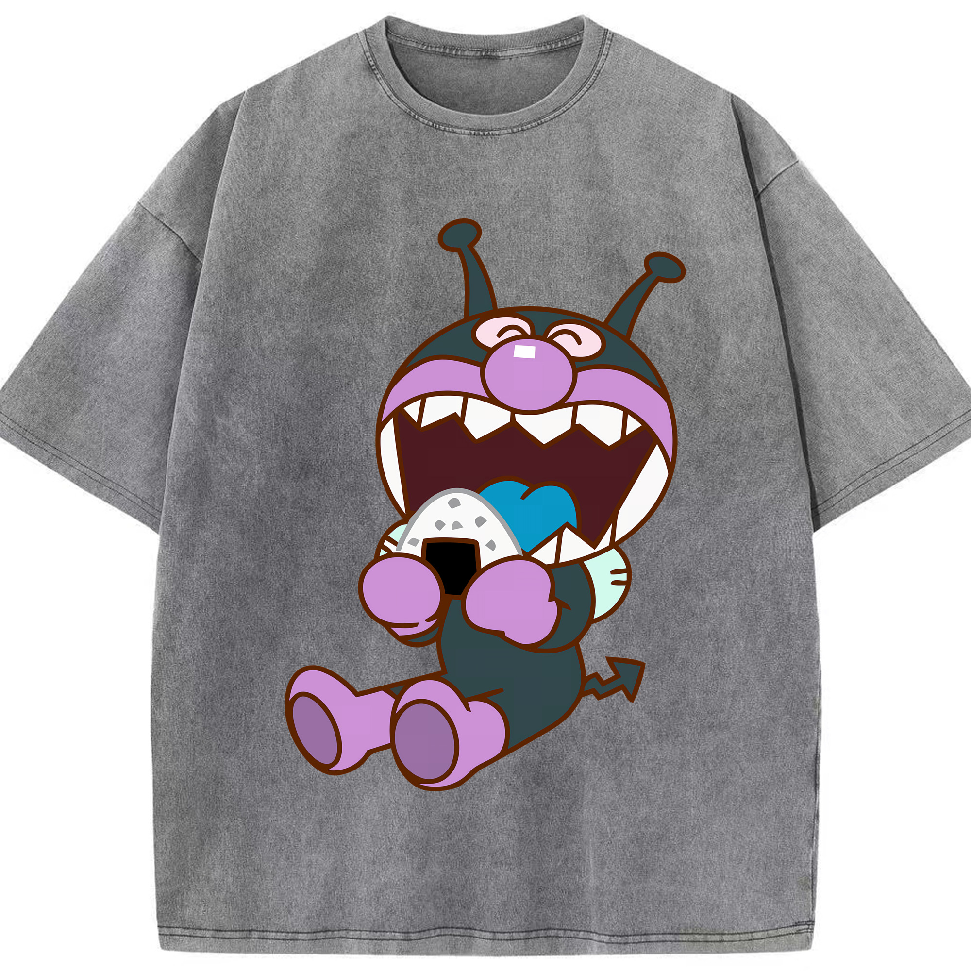 （画像用） アンパンマン Anpanman 綿100% ヴィンテージ風 半袖Tシャツ（フロントプリント）