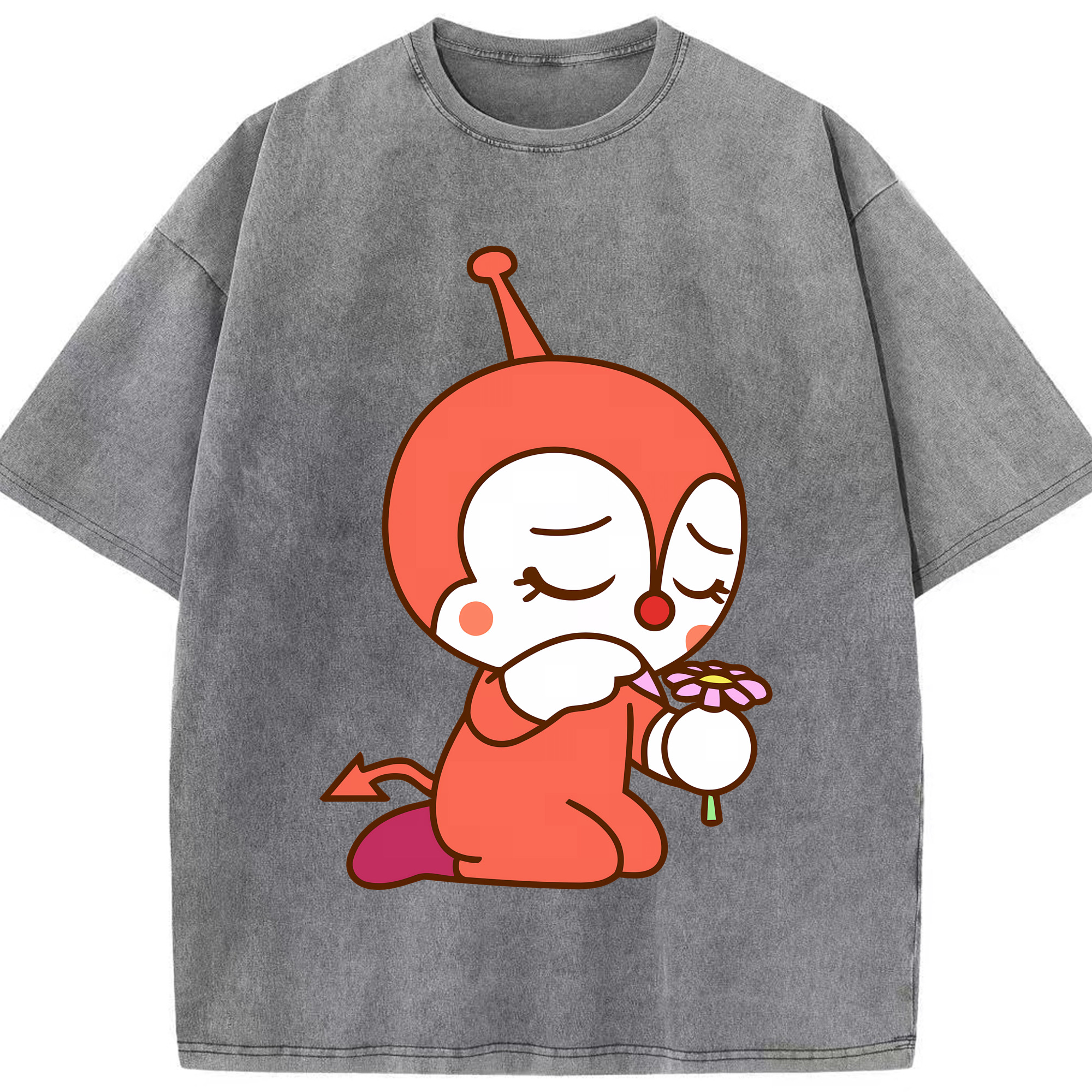 （画像用） アンパンマン Anpanman 綿100% ヴィンテージ風 半袖Tシャツ（フロントプリント）