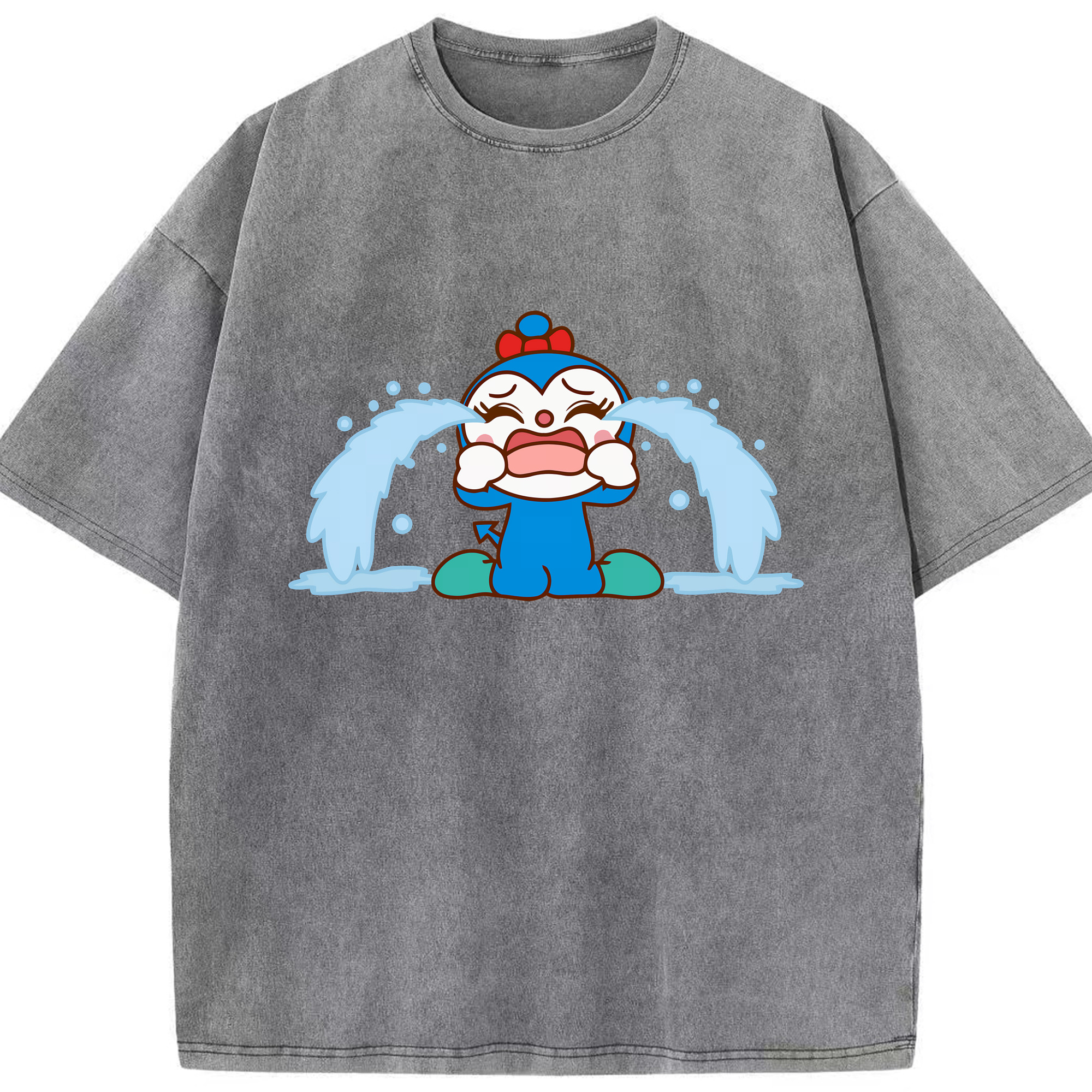 （画像用） アンパンマン Anpanman 綿100% ヴィンテージ風 半袖Tシャツ（フロントプリント）