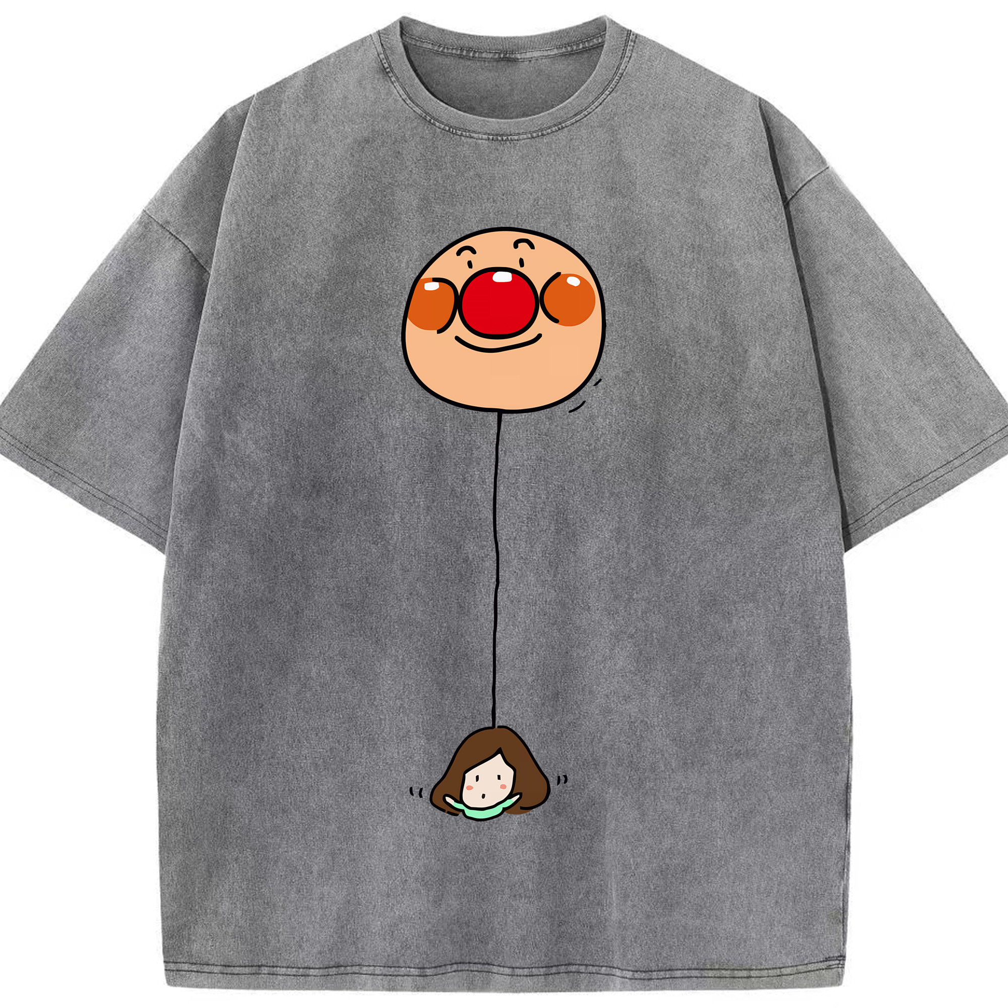 （画像用） アンパンマン Anpanman 綿100% ヴィンテージ風 半袖Tシャツ（フロントプリント）