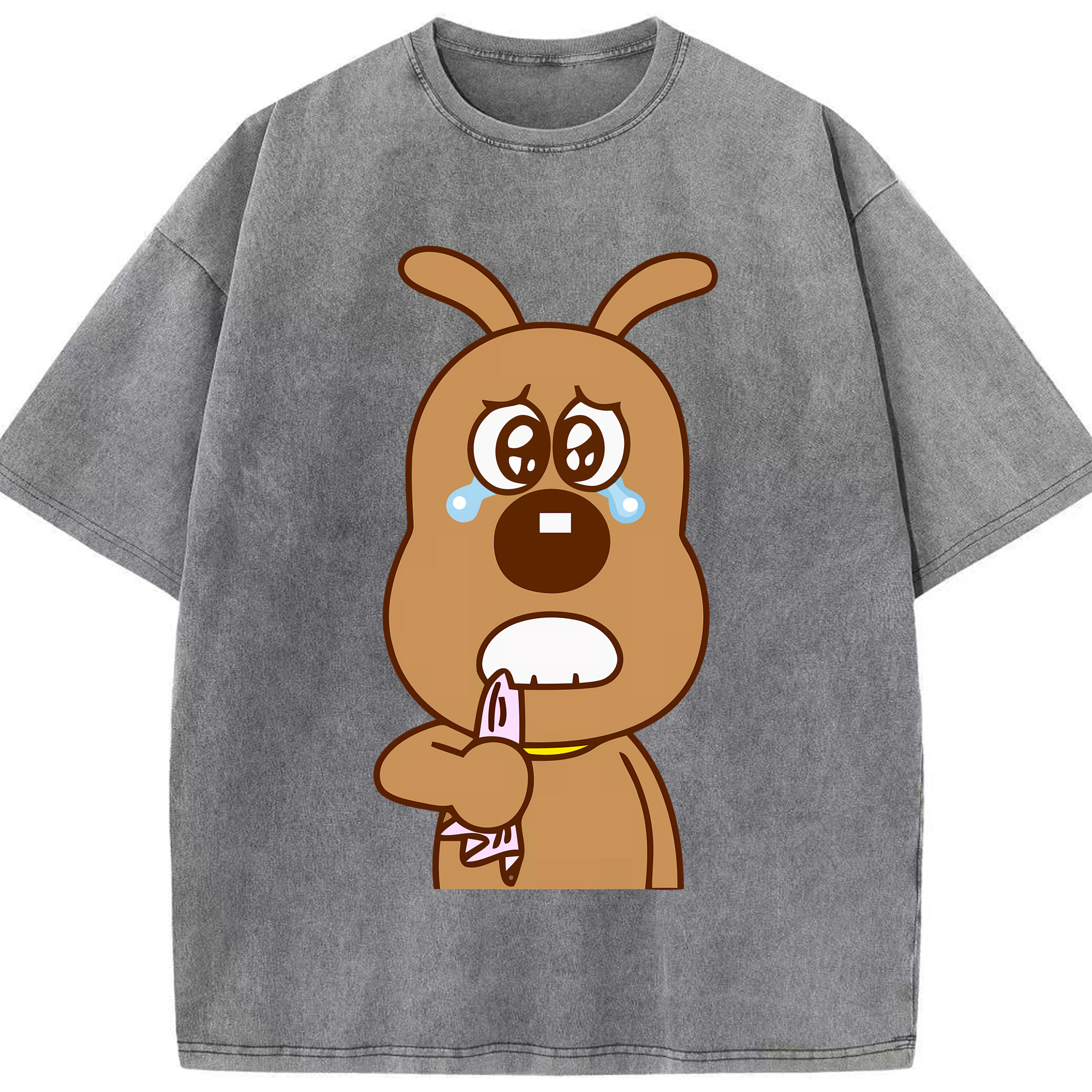 （画像用） アンパンマン Anpanman 綿100% ヴィンテージ風 半袖Tシャツ（フロントプリント）
