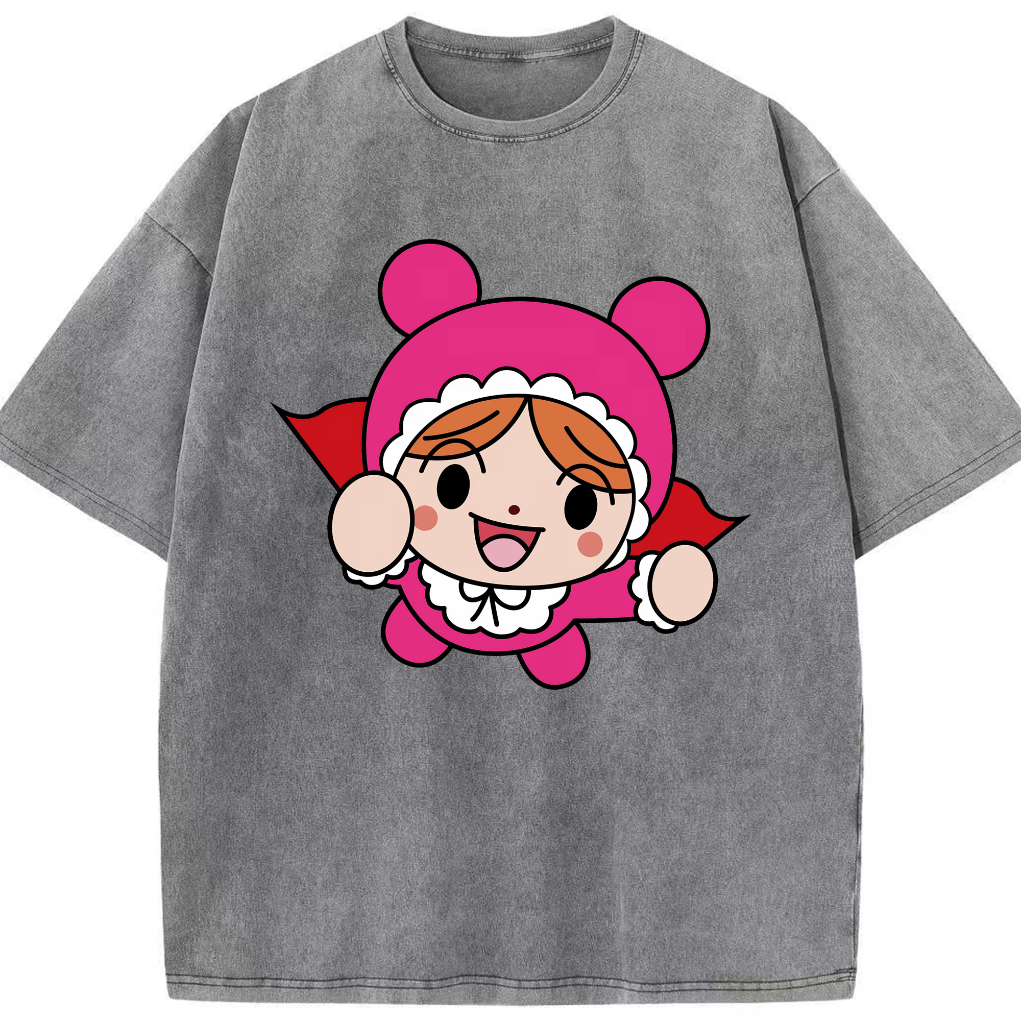 （画像用） アンパンマン Anpanman 綿100% ヴィンテージ風 半袖Tシャツ（フロントプリント）
