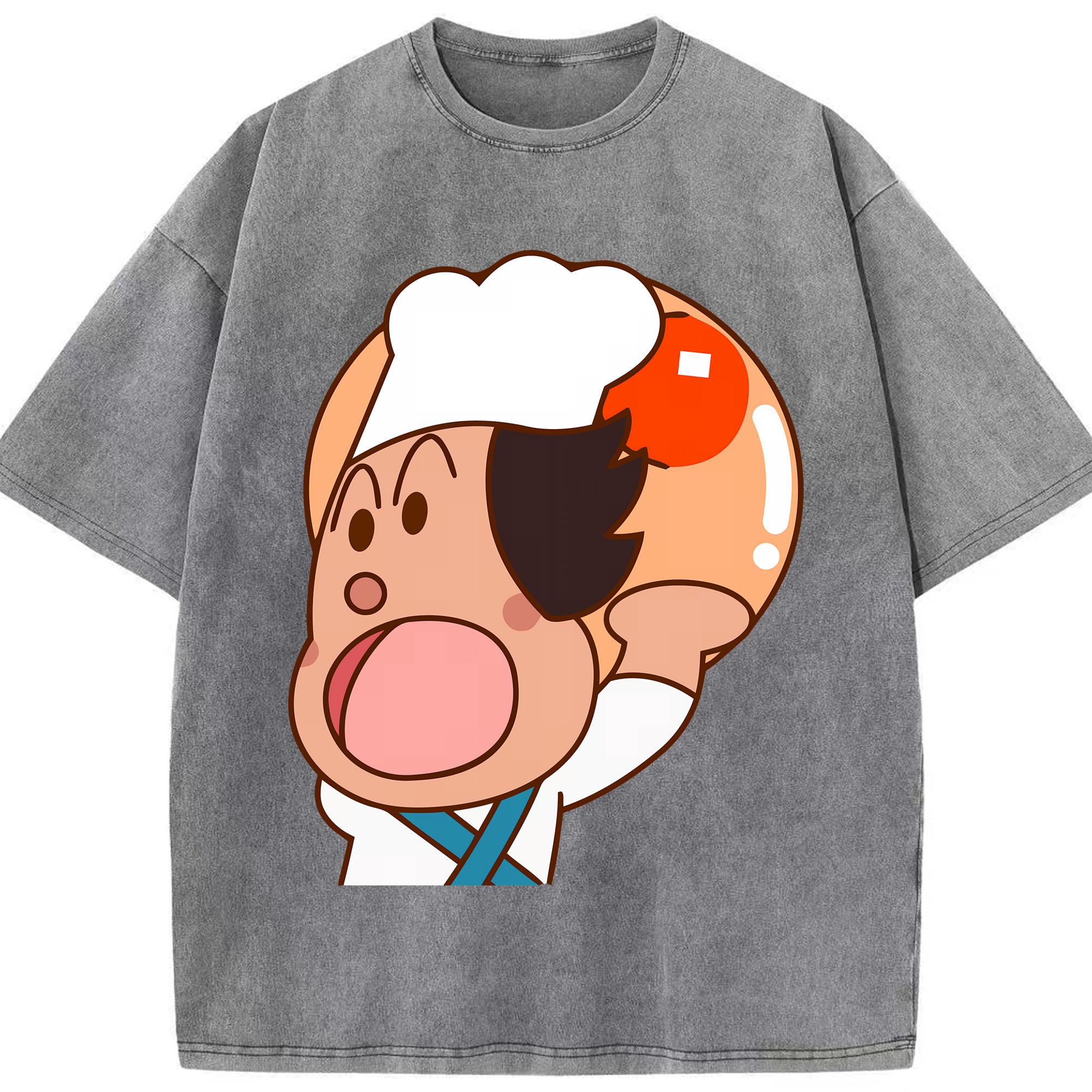 （画像用） アンパンマン Anpanman 綿100% ヴィンテージ風 半袖Tシャツ（フロントプリント）