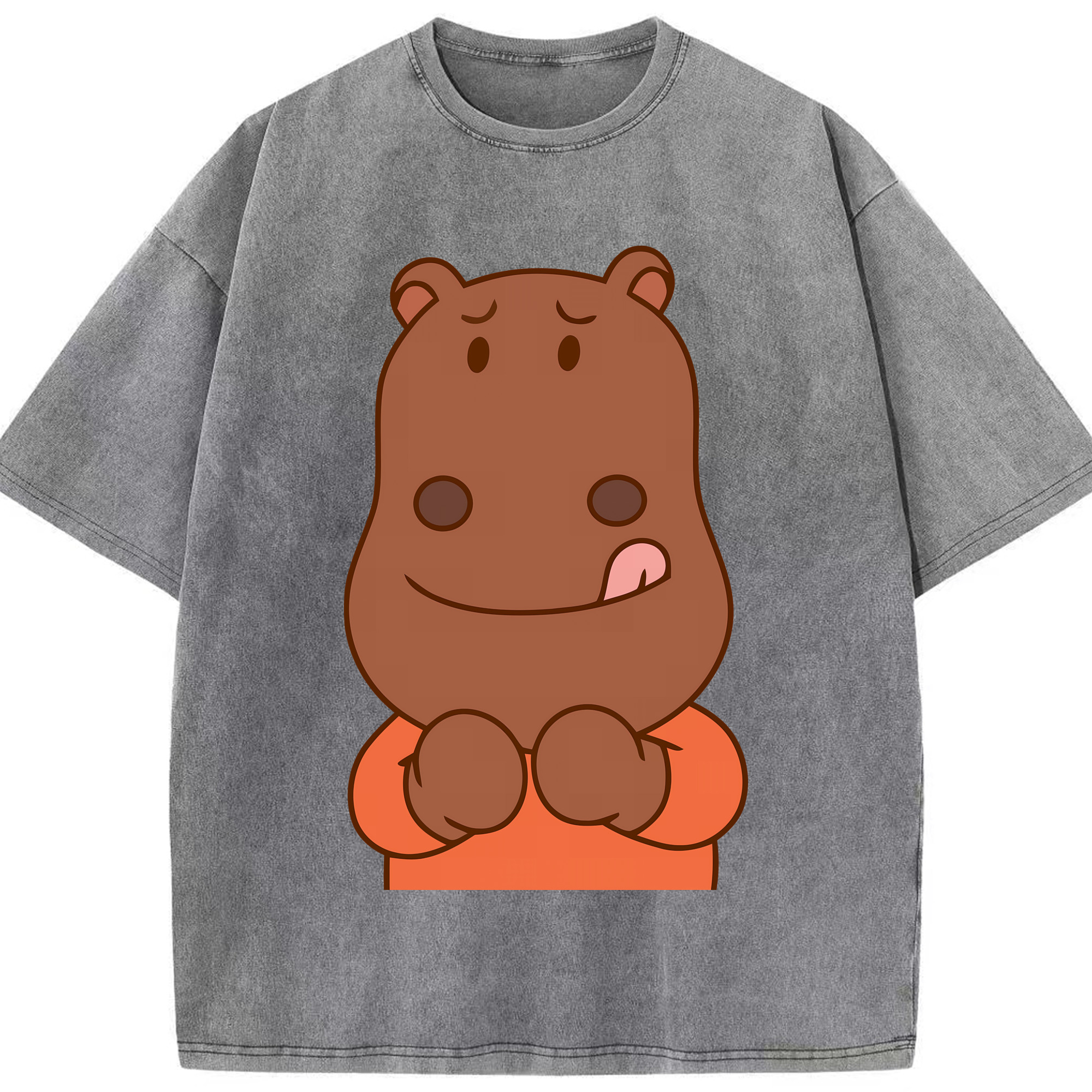 （画像用） アンパンマン Anpanman 綿100% ヴィンテージ風 半袖Tシャツ（フロントプリント）