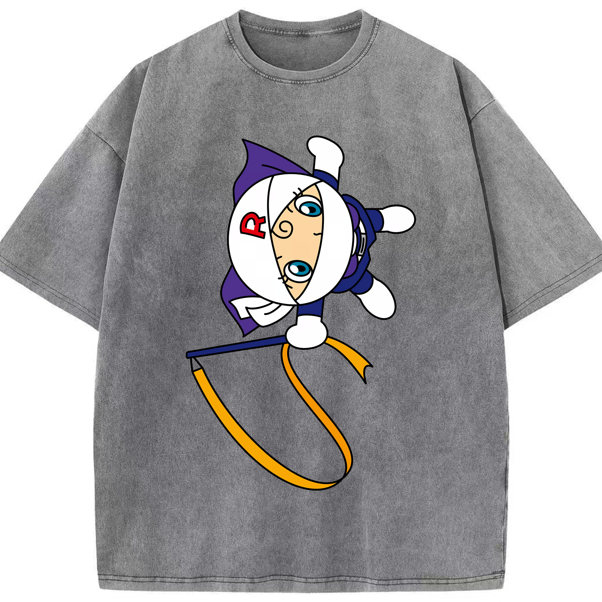 （画像用） アンパンマン Anpanman 綿100% ヴィンテージ風 半袖Tシャツ（フロントプリント）