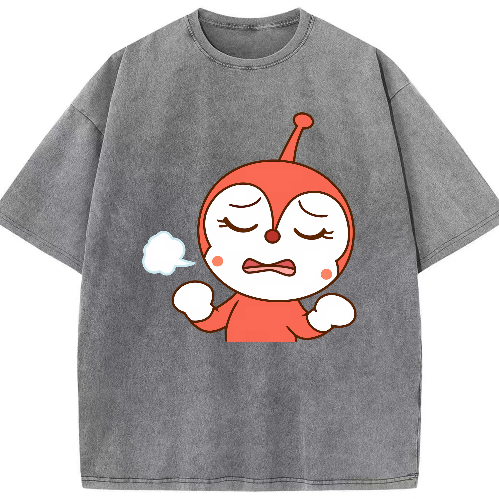 （画像用） アンパンマン Anpanman 綿100% ヴィンテージ風 半袖Tシャツ（フロントプリント）