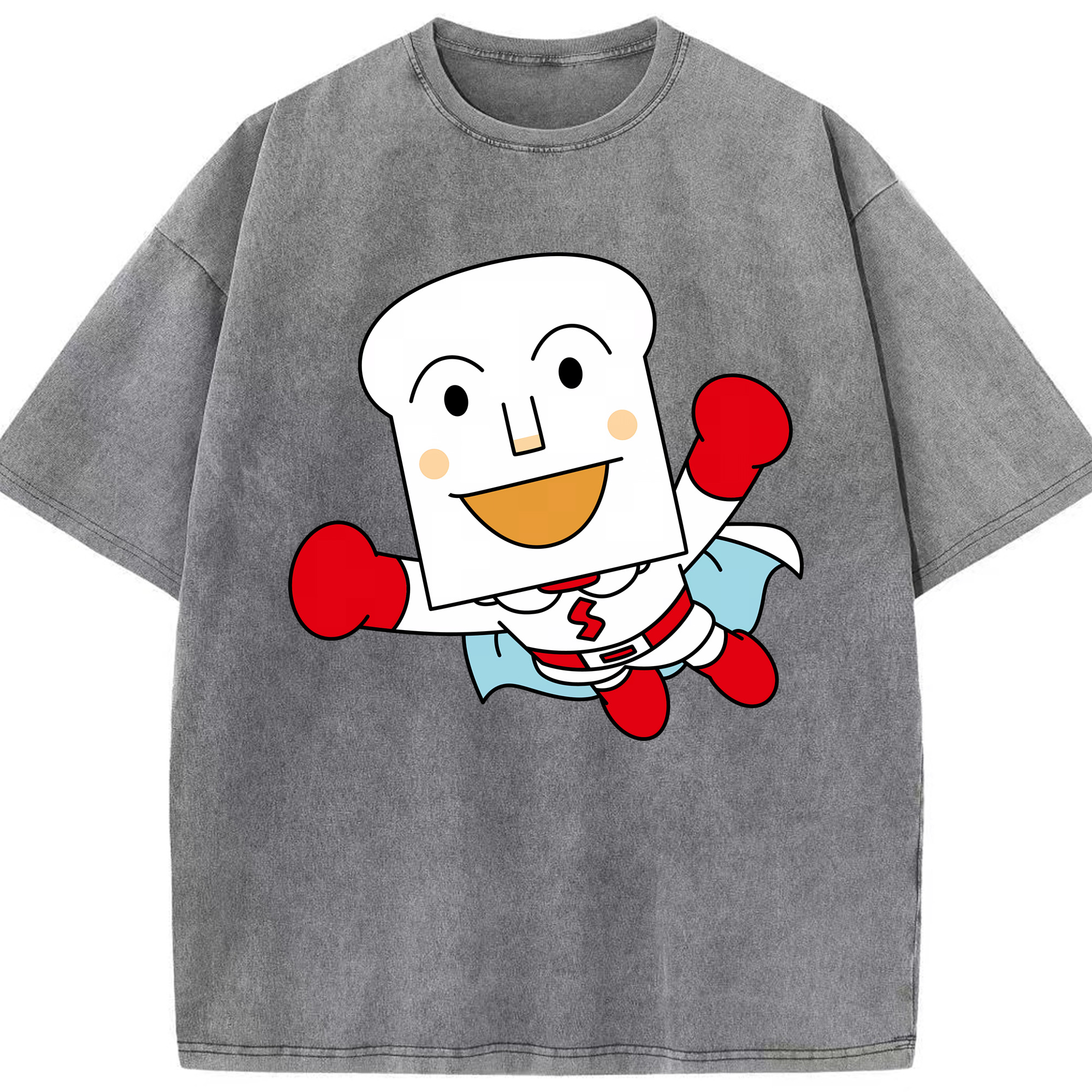 （画像用） アンパンマン Anpanman 綿100% ヴィンテージ風 半袖Tシャツ（フロントプリント）