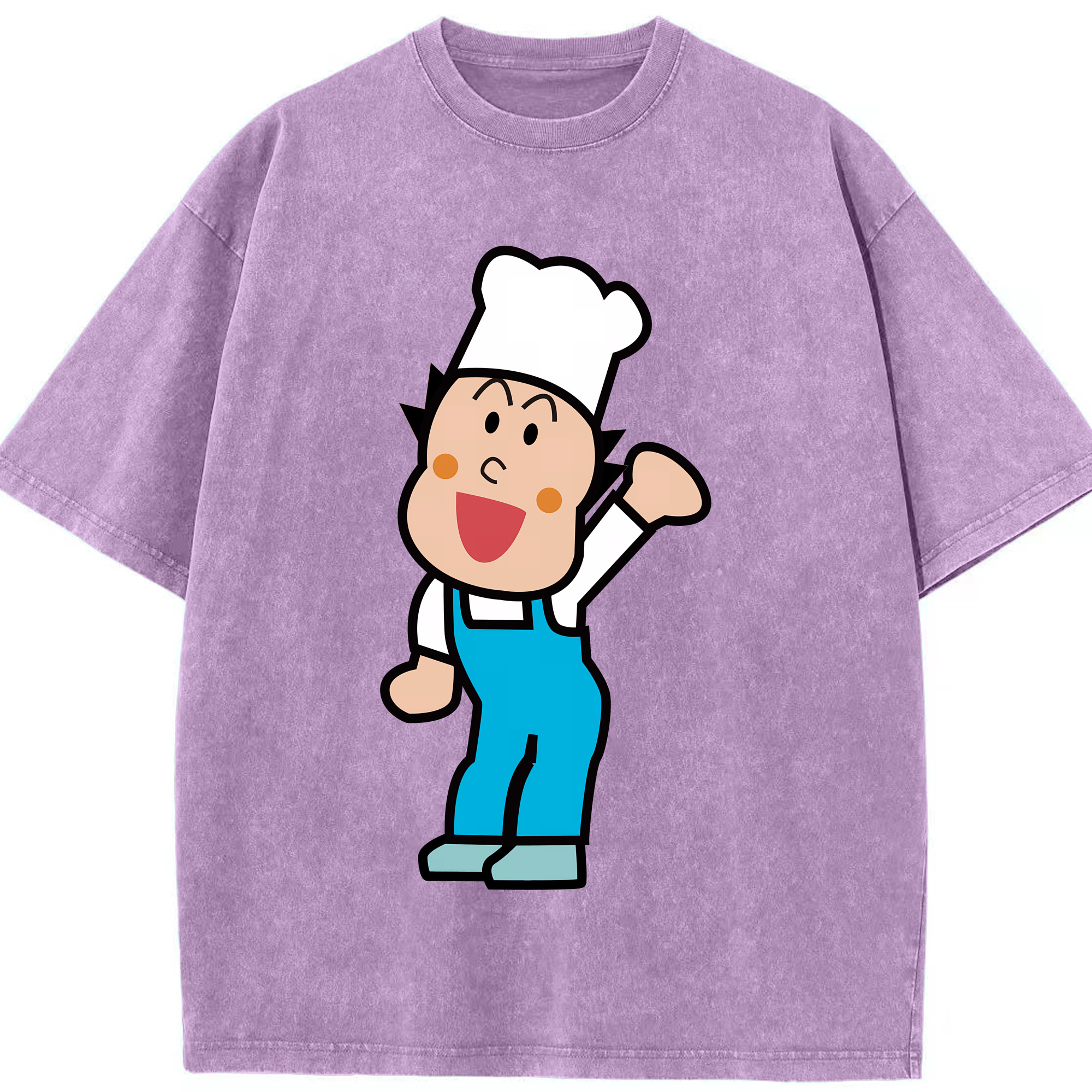 （画像用） アンパンマン Anpanman 綿100% ヴィンテージ風 半袖Tシャツ（フロントプリント）