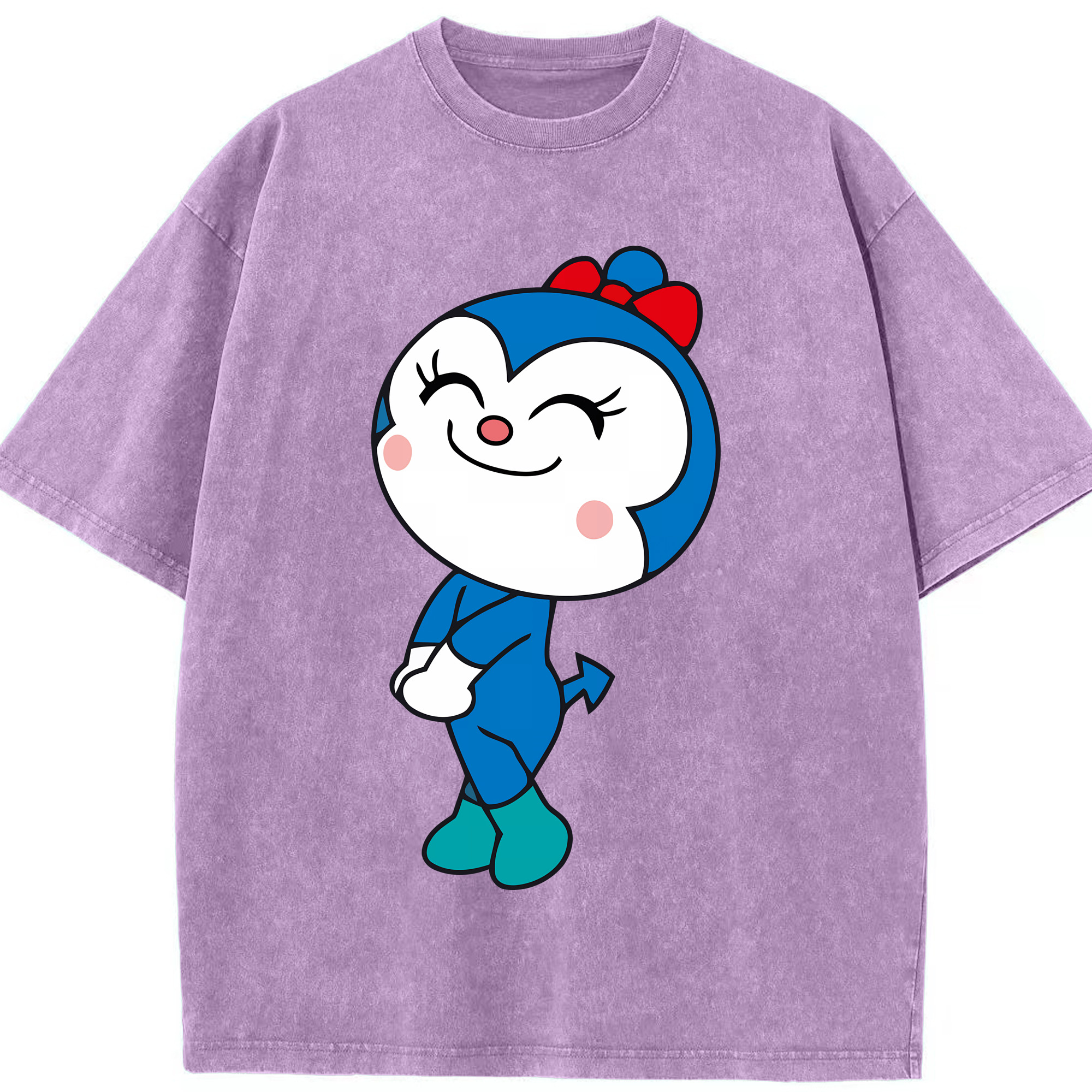 （画像用） アンパンマン Anpanman 綿100% ヴィンテージ風 半袖Tシャツ（フロントプリント）