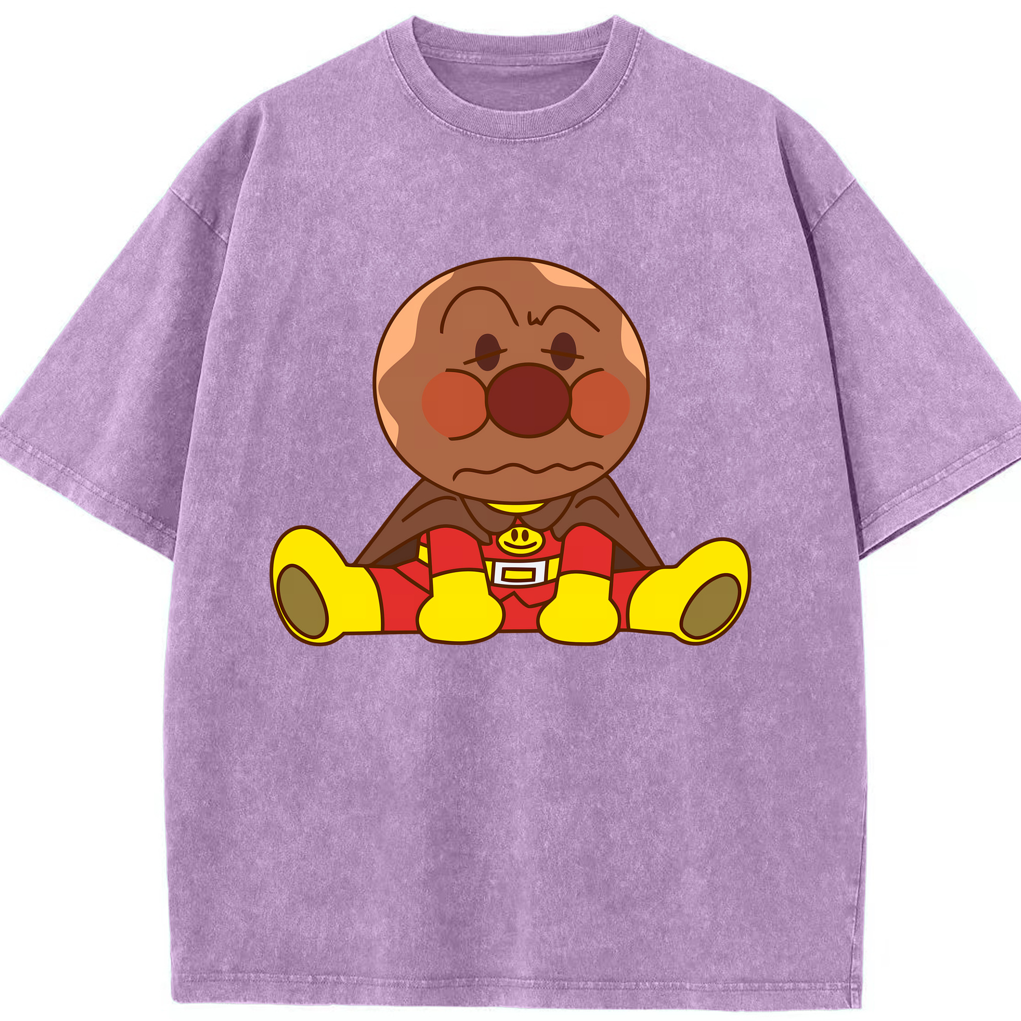 （画像用） アンパンマン Anpanman 綿100% ヴィンテージ風 半袖Tシャツ（フロントプリント）