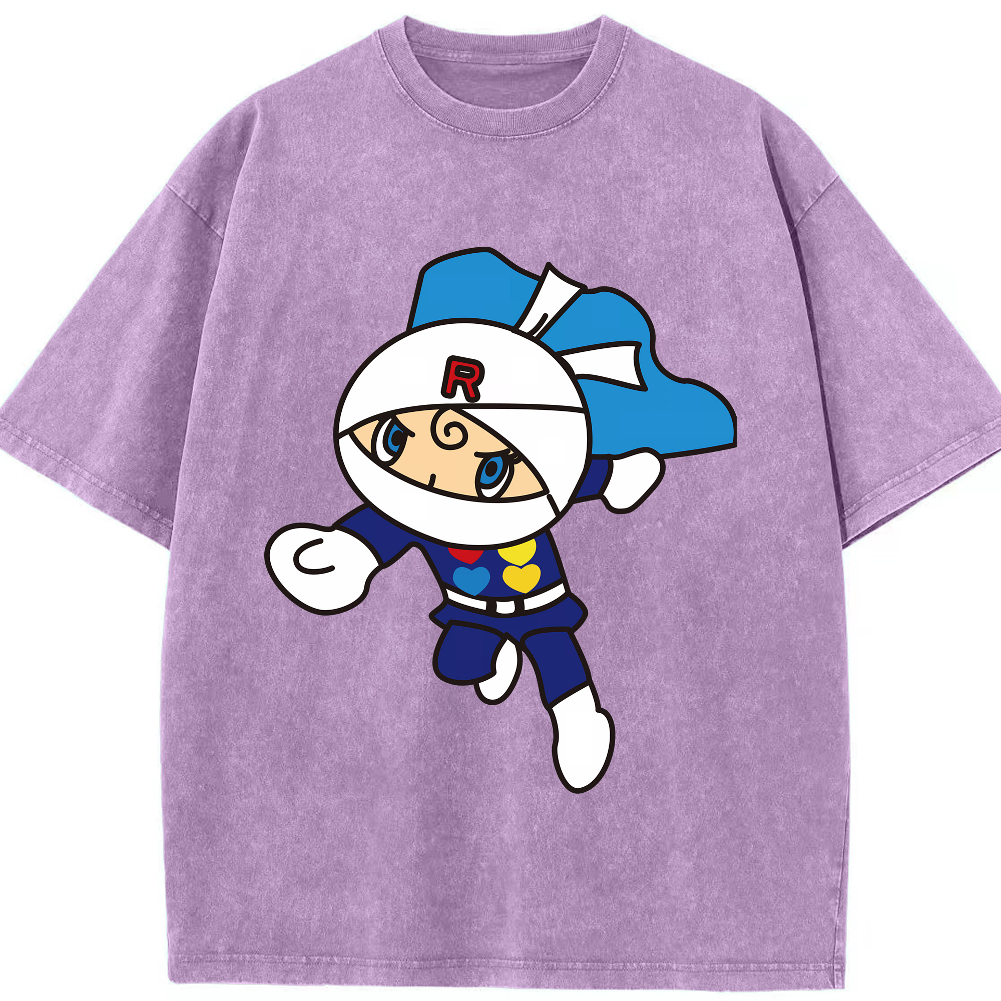 （画像用） アンパンマン Anpanman 綿100% ヴィンテージ風 半袖Tシャツ（フロントプリント）