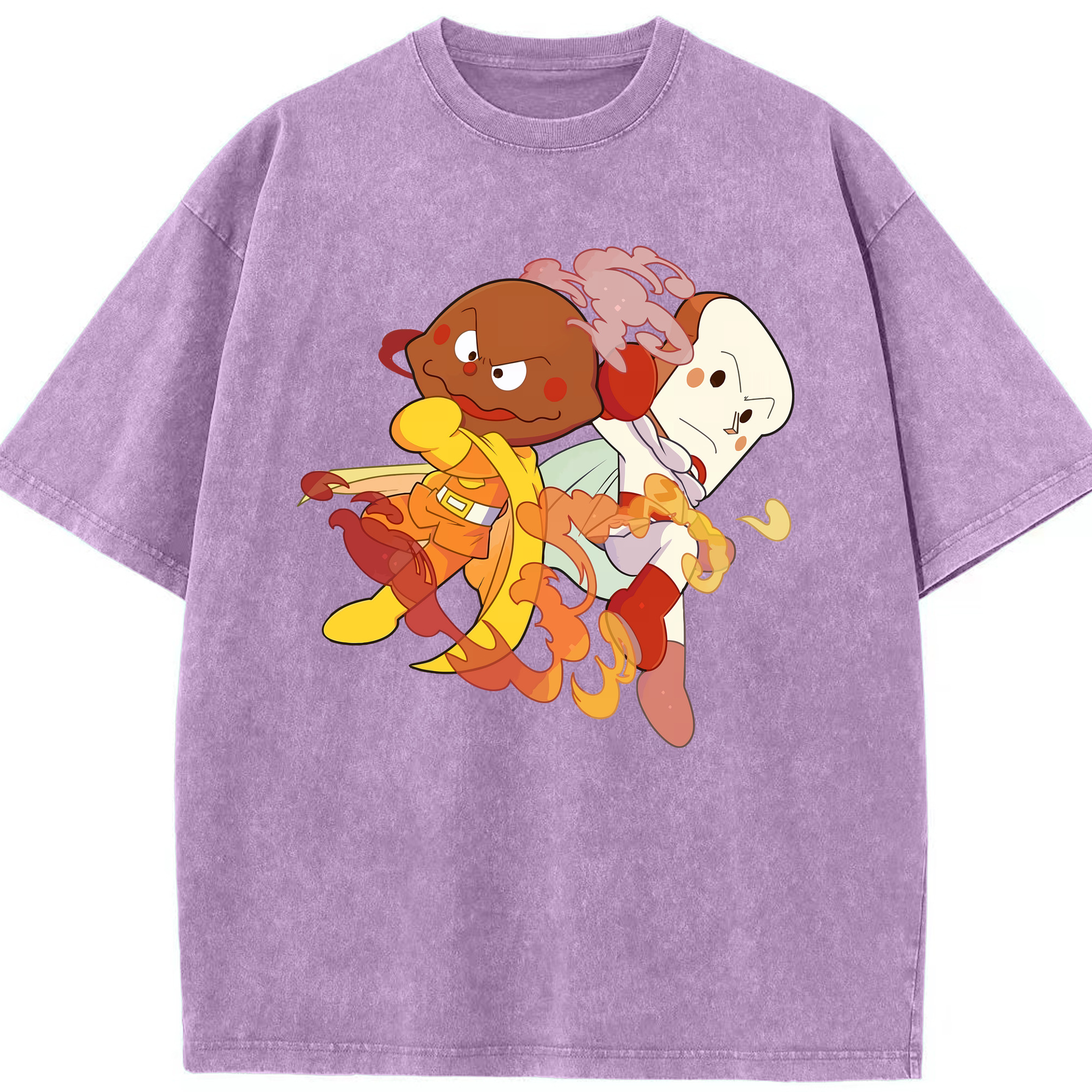 （画像用） アンパンマン Anpanman 綿100% ヴィンテージ風 半袖Tシャツ（フロントプリント）
