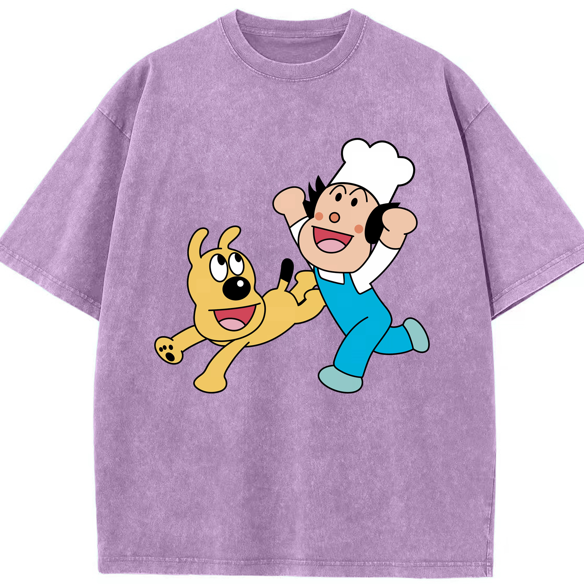 （画像用） アンパンマン Anpanman 綿100% ヴィンテージ風 半袖Tシャツ（フロントプリント）