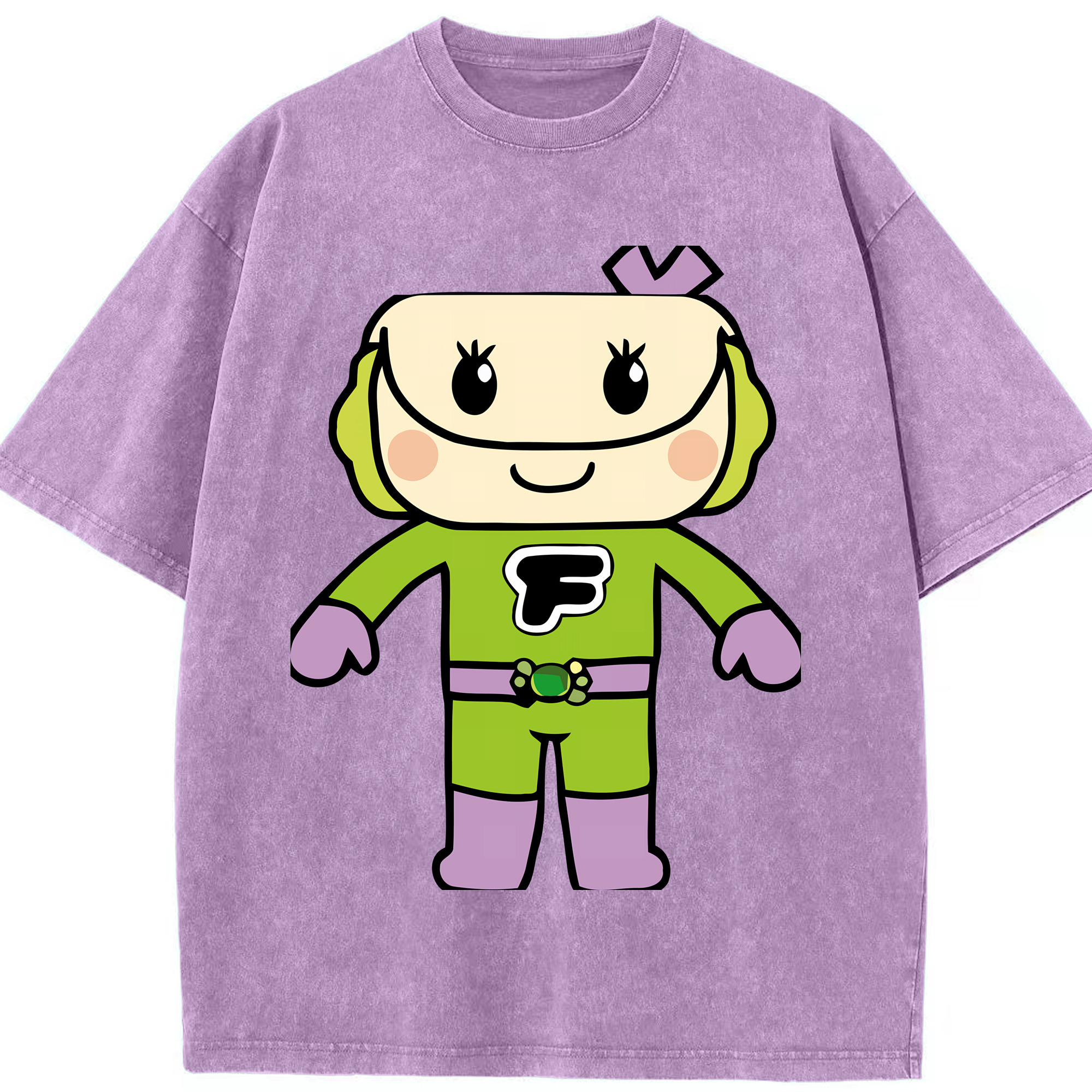 （画像用） アンパンマン Anpanman 綿100% ヴィンテージ風 半袖Tシャツ（フロントプリント）