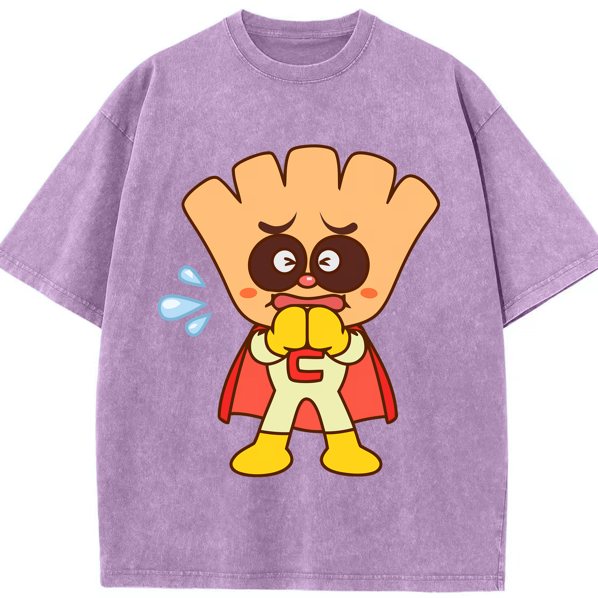 （画像用） アンパンマン Anpanman 綿100% ヴィンテージ風 半袖Tシャツ（フロントプリント）