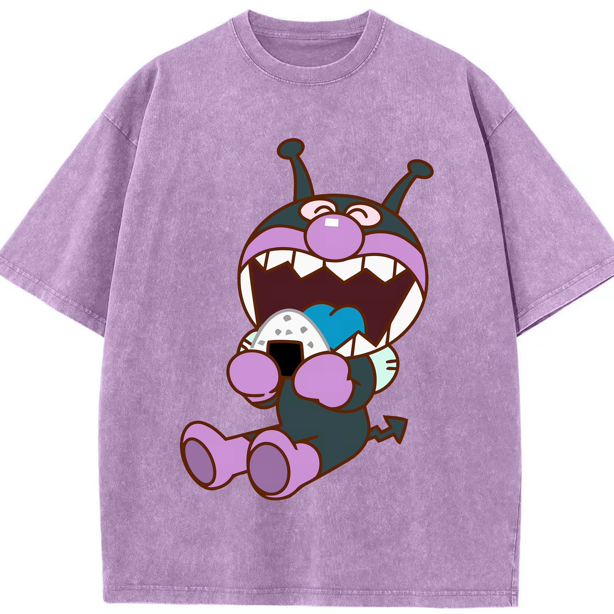 （画像用） アンパンマン Anpanman 綿100% ヴィンテージ風 半袖Tシャツ（フロントプリント）