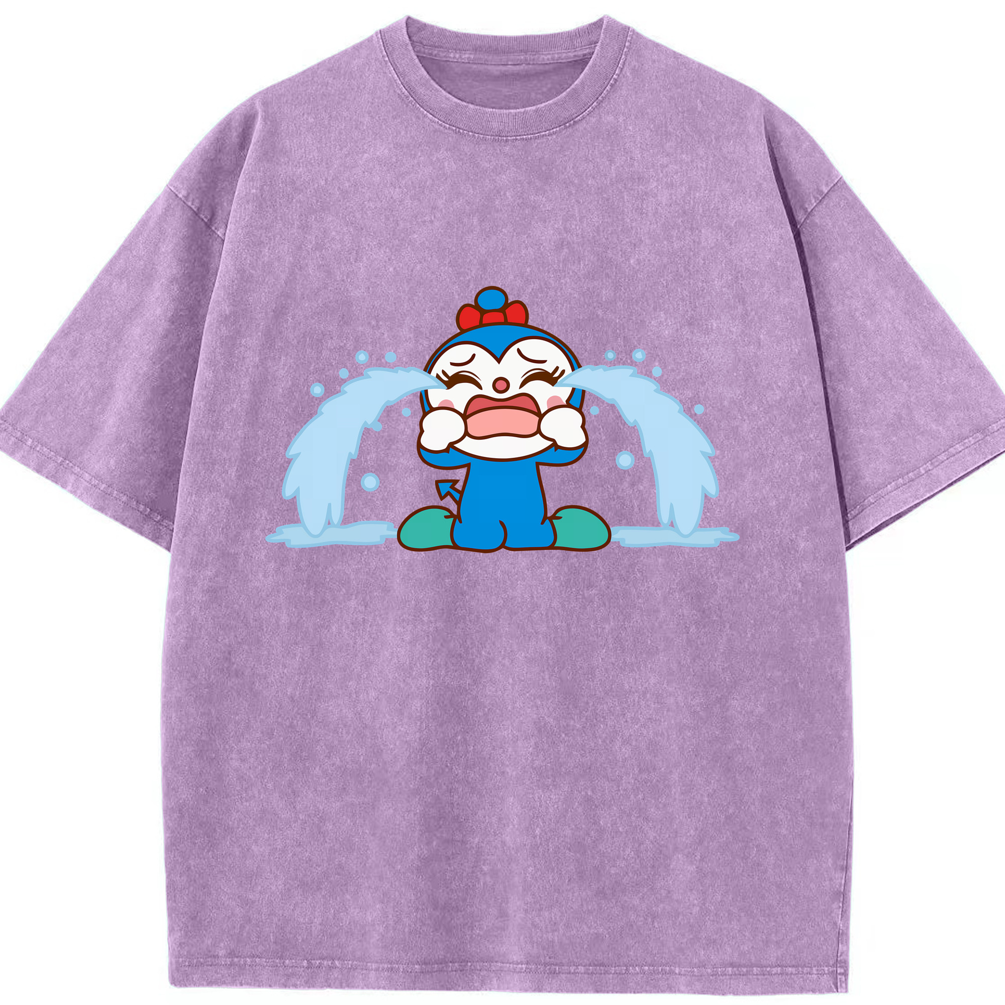 （画像用） アンパンマン Anpanman 綿100% ヴィンテージ風 半袖Tシャツ（フロントプリント）