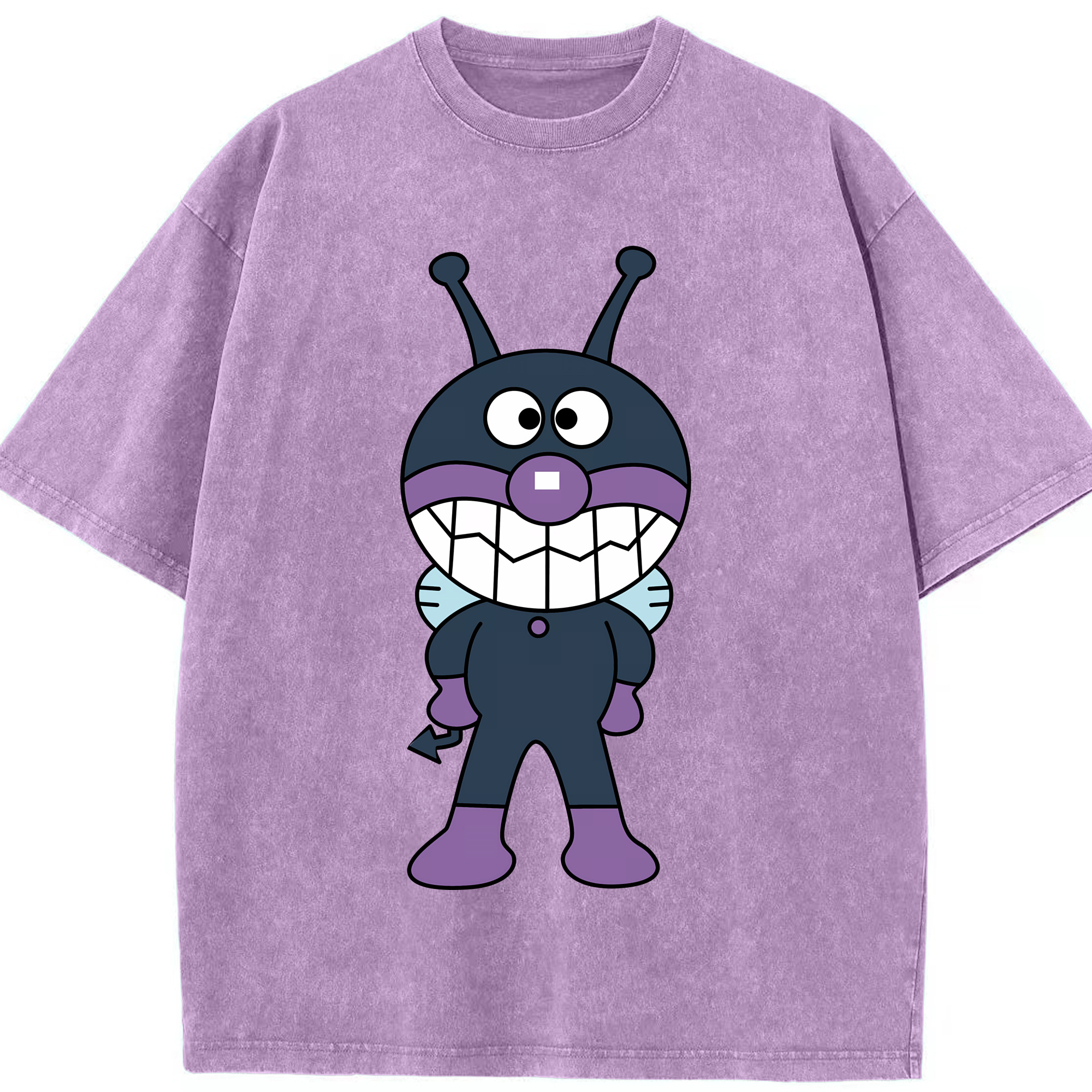 （画像用） アンパンマン Anpanman 綿100% ヴィンテージ風 半袖Tシャツ（フロントプリント）