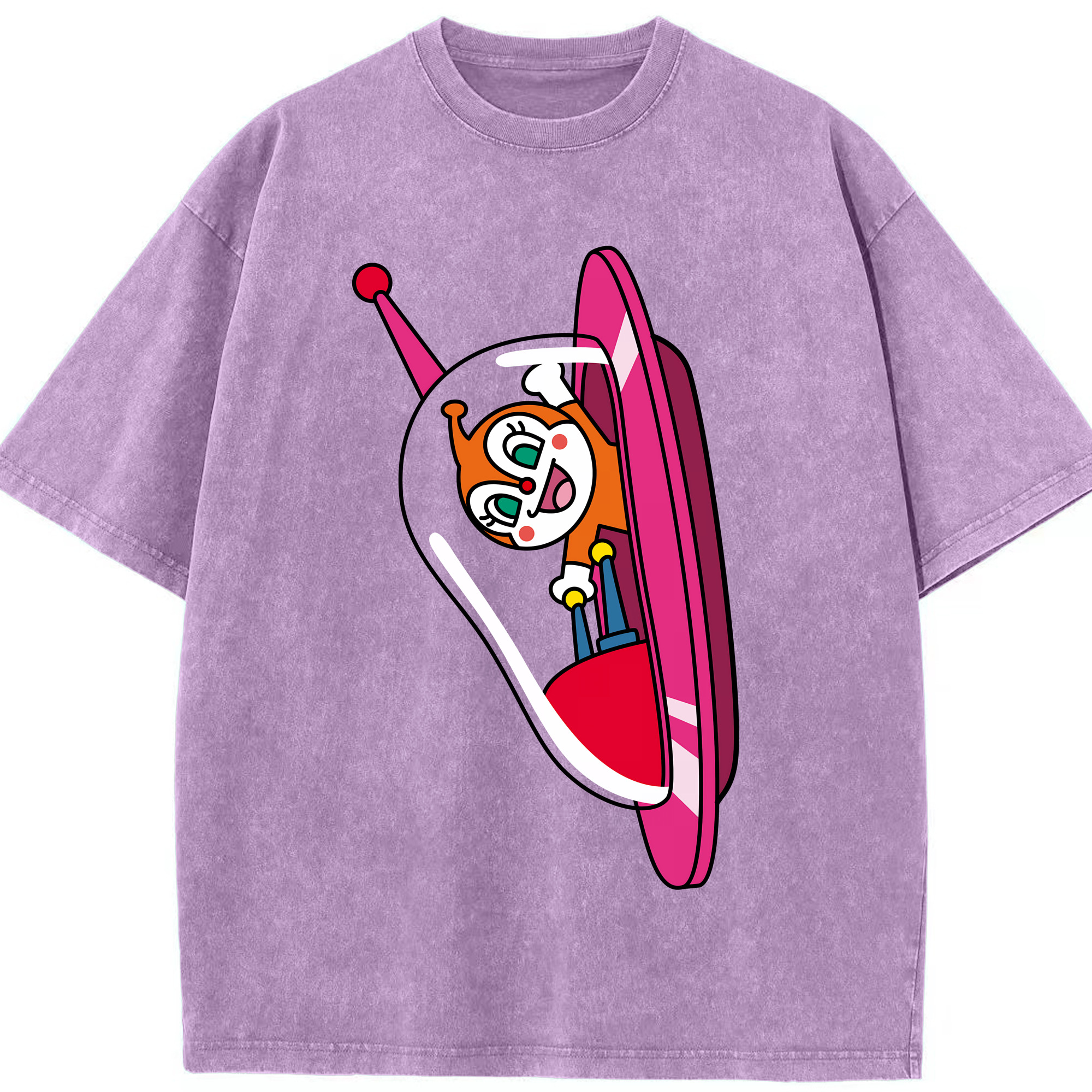 （画像用） アンパンマン Anpanman 綿100% ヴィンテージ風 半袖Tシャツ（フロントプリント）