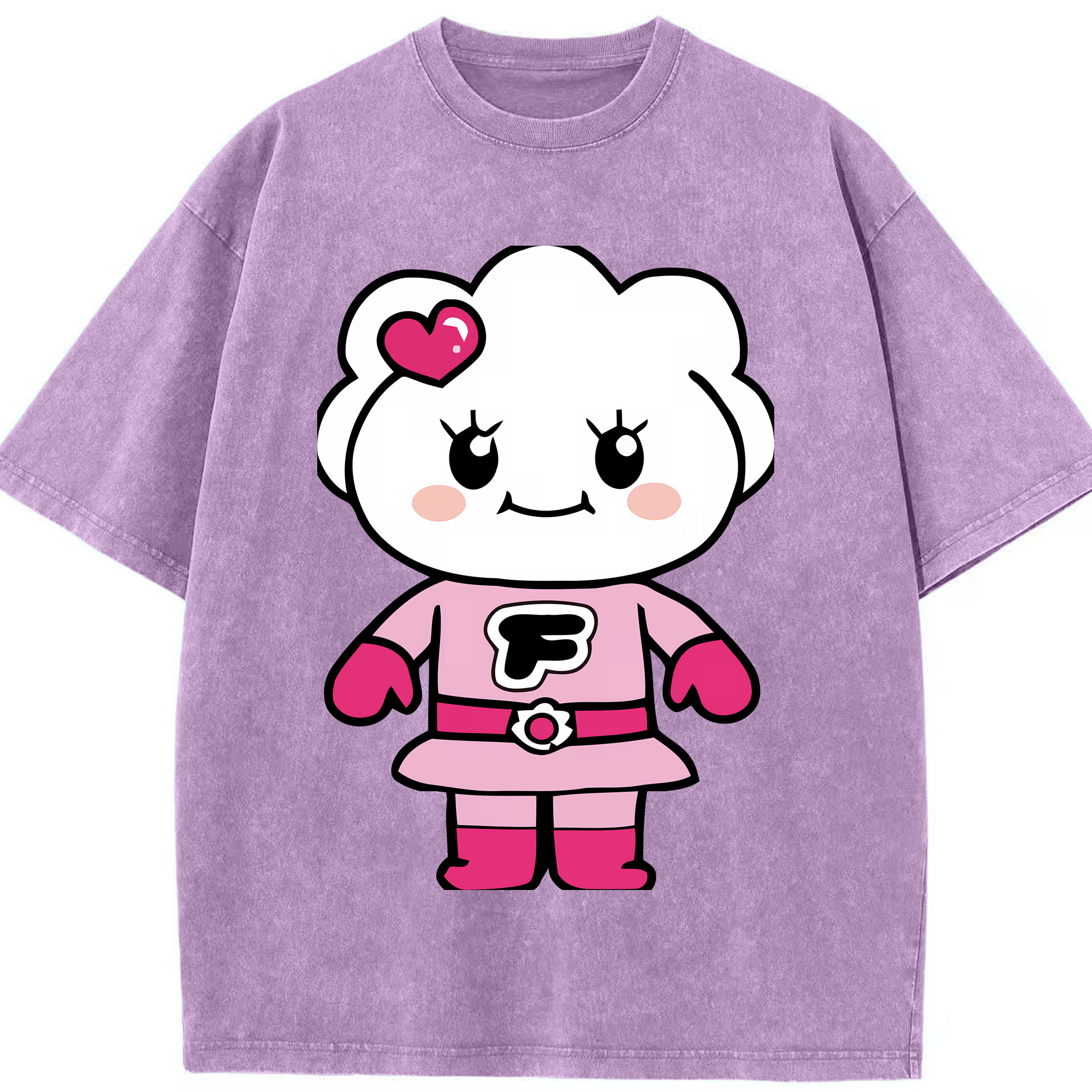 （画像用） アンパンマン Anpanman 綿100% ヴィンテージ風 半袖Tシャツ（フロントプリント）