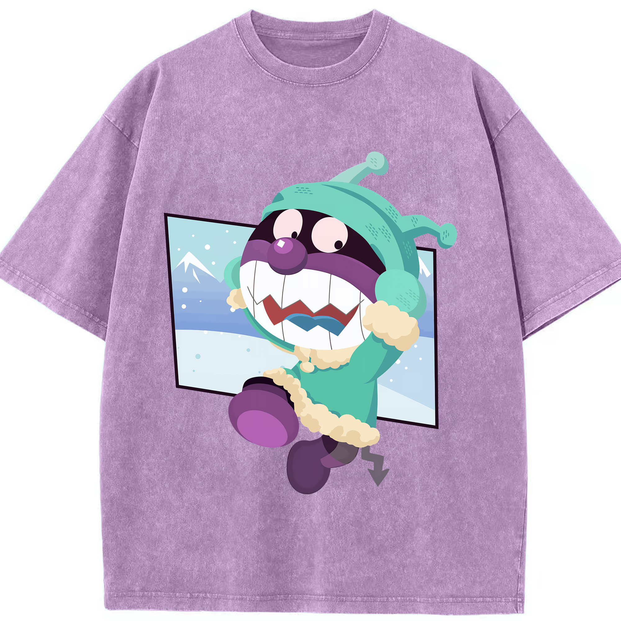 （画像用） アンパンマン Anpanman 綿100% ヴィンテージ風 半袖Tシャツ（フロントプリント）