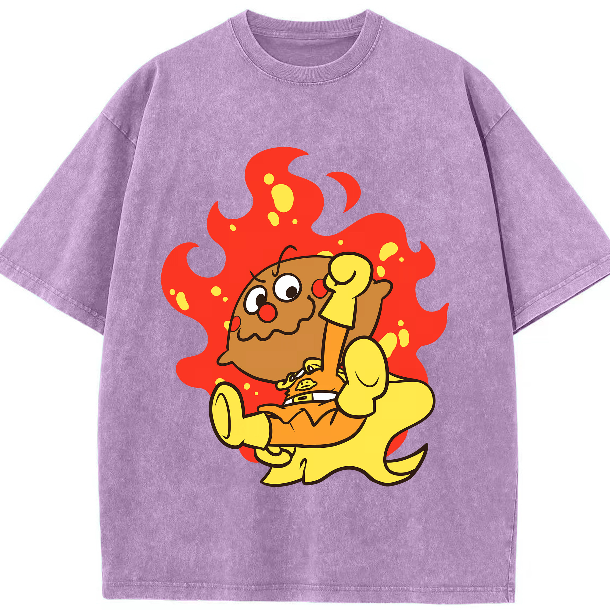 （画像用） アンパンマン Anpanman 綿100% ヴィンテージ風 半袖Tシャツ（フロントプリント）