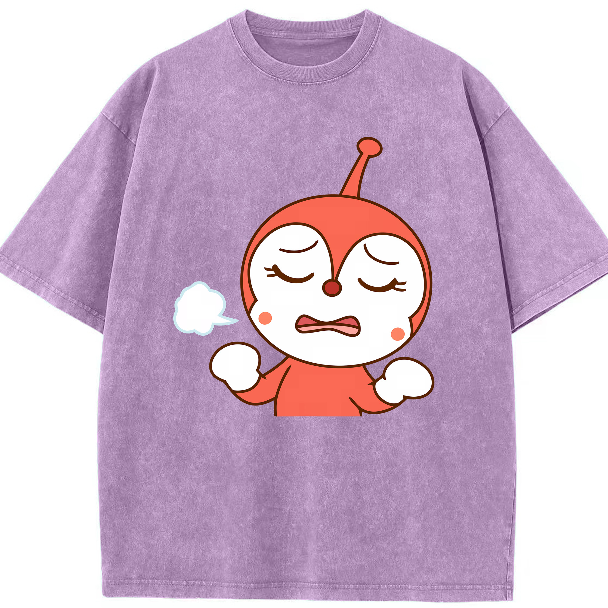 （画像用） アンパンマン Anpanman 綿100% ヴィンテージ風 半袖Tシャツ（フロントプリント）