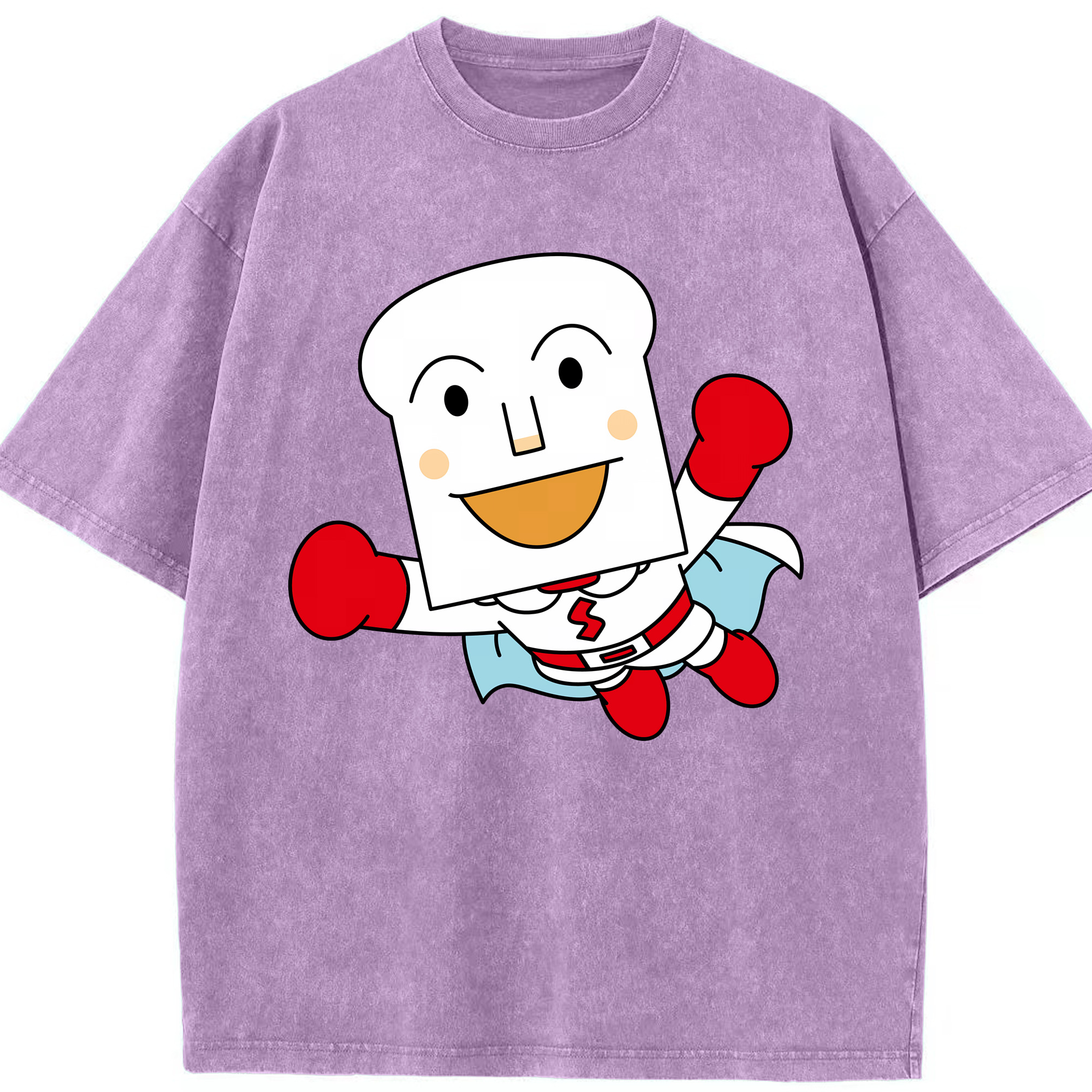 （画像用） アンパンマン Anpanman 綿100% ヴィンテージ風 半袖Tシャツ（フロントプリント）