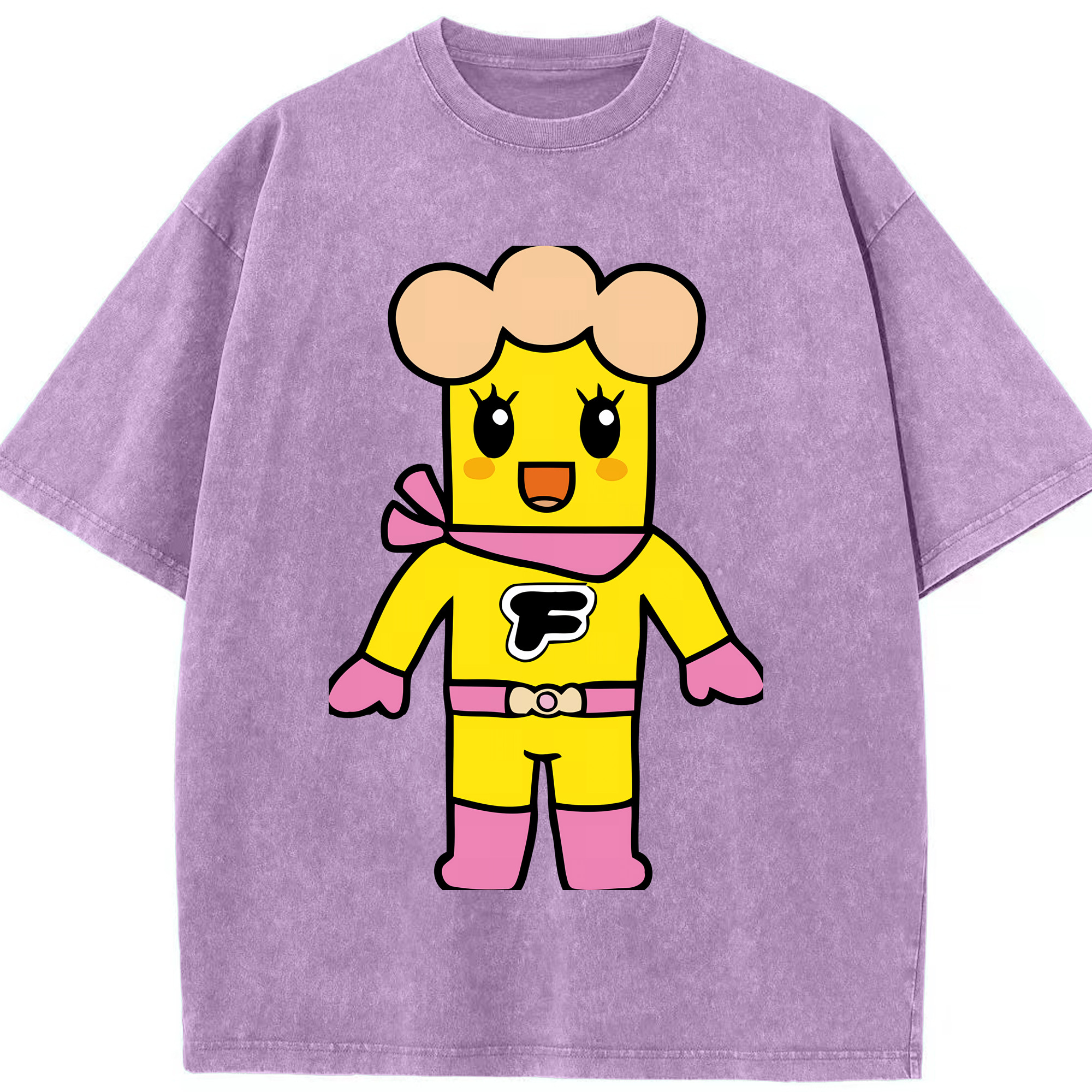 （画像用） アンパンマン Anpanman 綿100% ヴィンテージ風 半袖Tシャツ（フロントプリント）