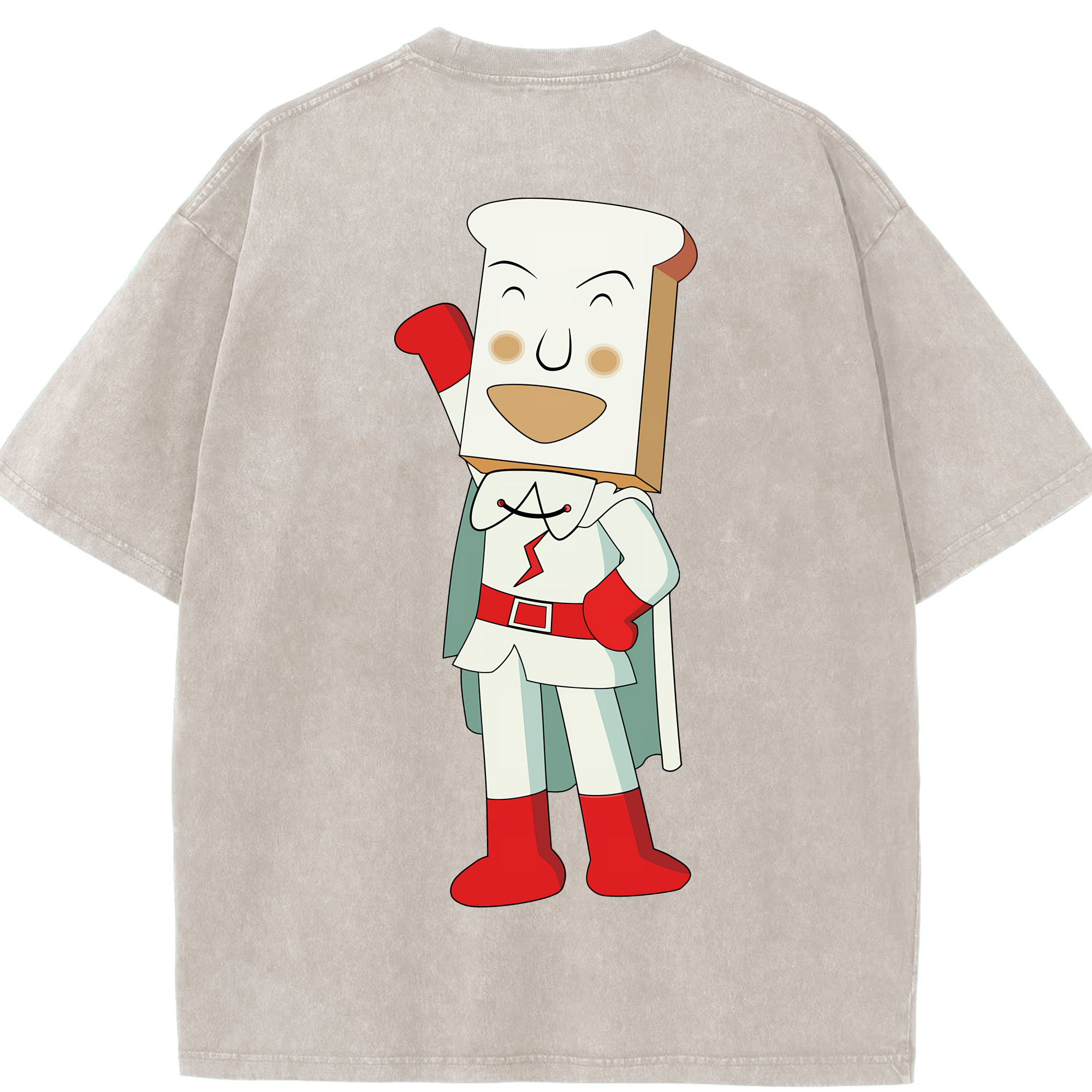（画像用） アンパンマン Anpanman 綿100% ヴィンテージ風 半袖Tシャツ（背面プリント）
