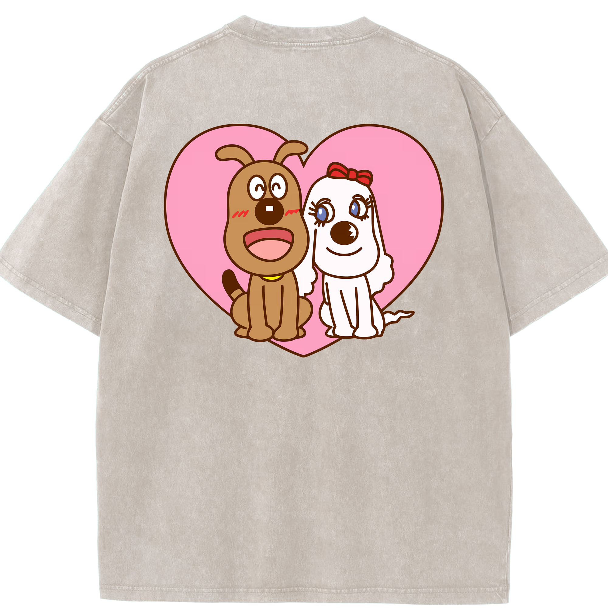 （画像用） アンパンマン Anpanman 綿100% ヴィンテージ風 半袖Tシャツ（背面プリント）