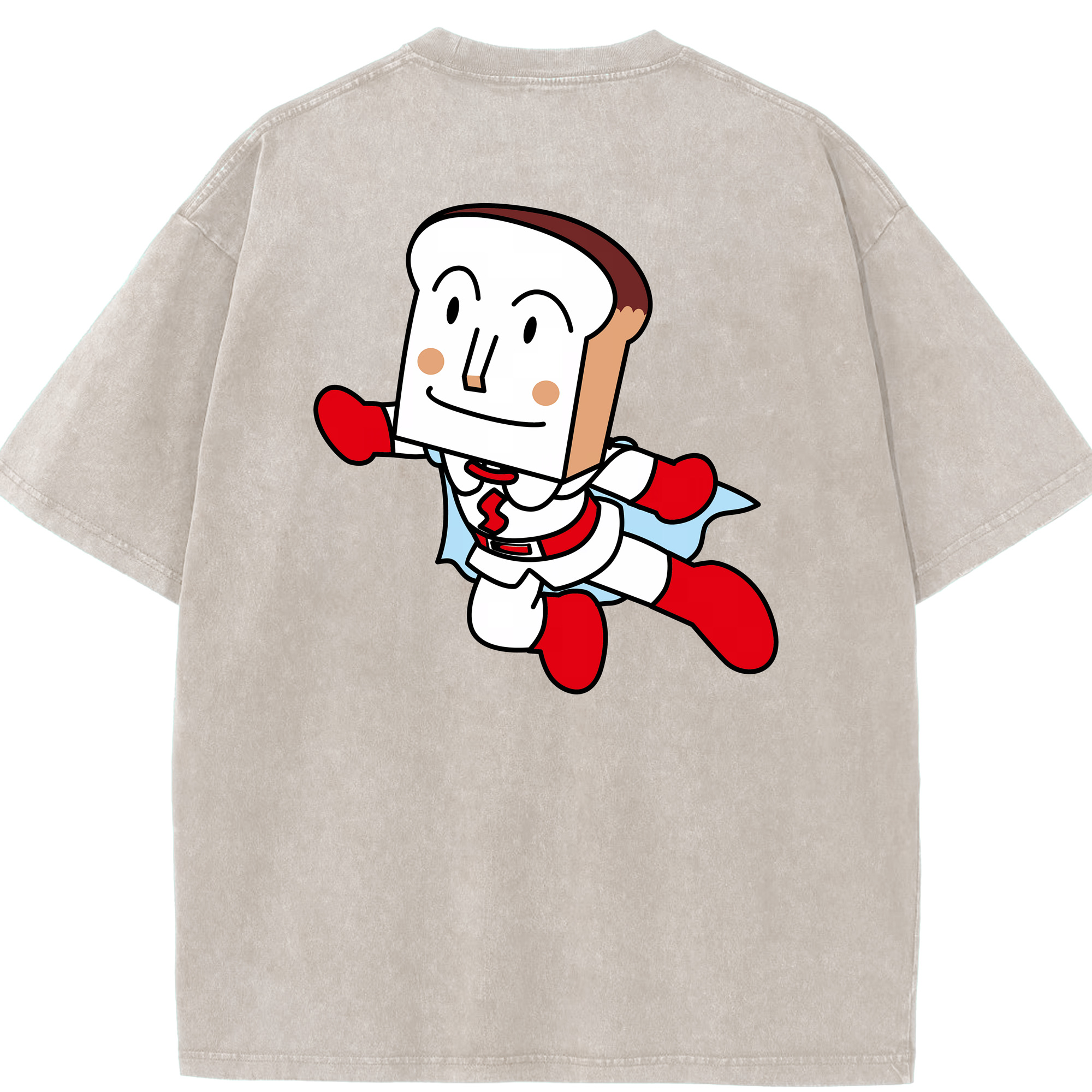 （画像用） アンパンマン Anpanman 綿100% ヴィンテージ風 半袖Tシャツ（背面プリント）