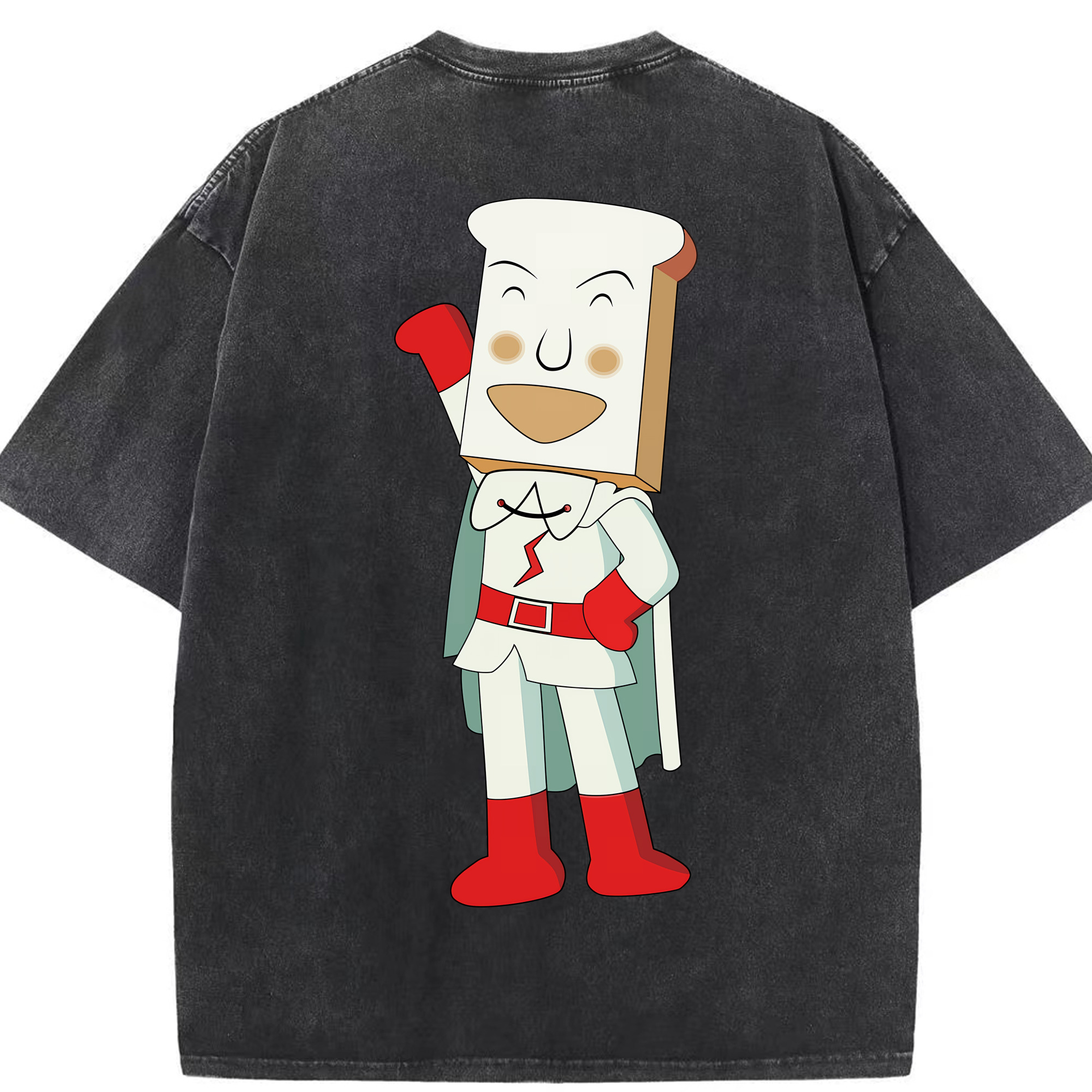 （画像用） アンパンマン Anpanman 綿100% ヴィンテージ風 半袖Tシャツ（背面プリント）