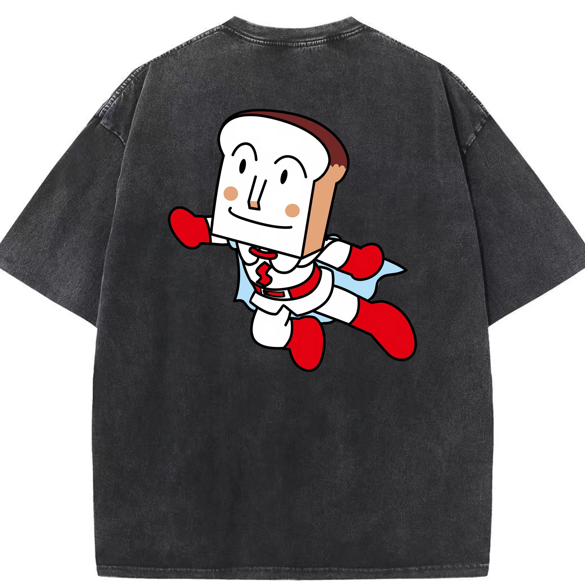 （画像用） アンパンマン Anpanman 綿100% ヴィンテージ風 半袖Tシャツ（背面プリント）